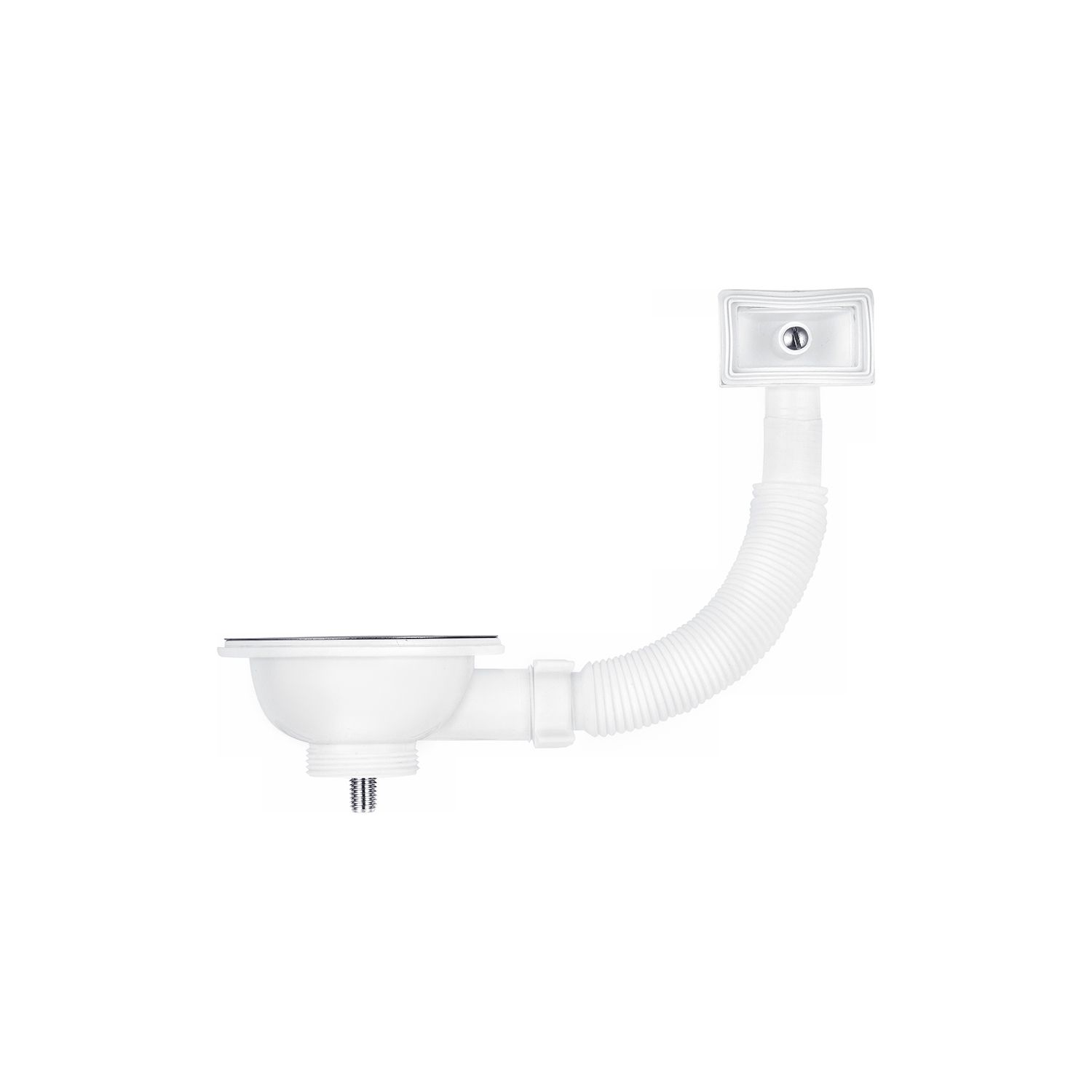 Різьбовий випуск KronoPlast 3 1/2''х40 мм з квадратним переливом NS1001РР07