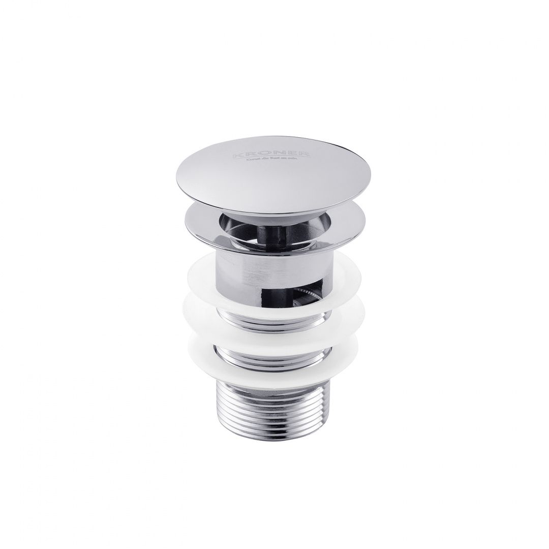 Донний клапан для раковин Kroner KRM - C962 1 1/4" з переливом