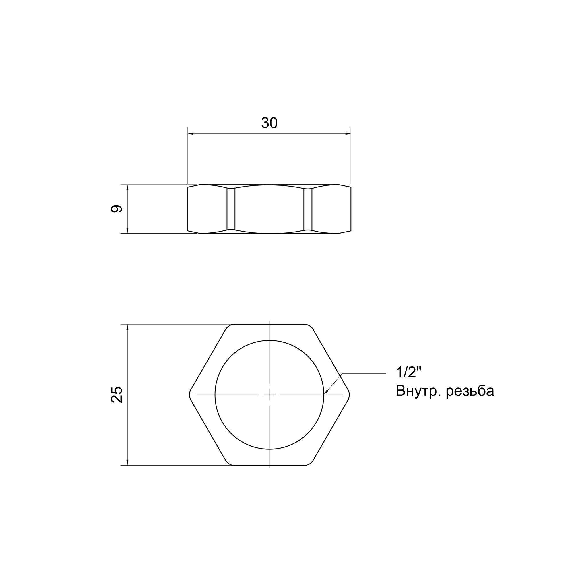 Контргайка SD Plus 1/2" SD40115