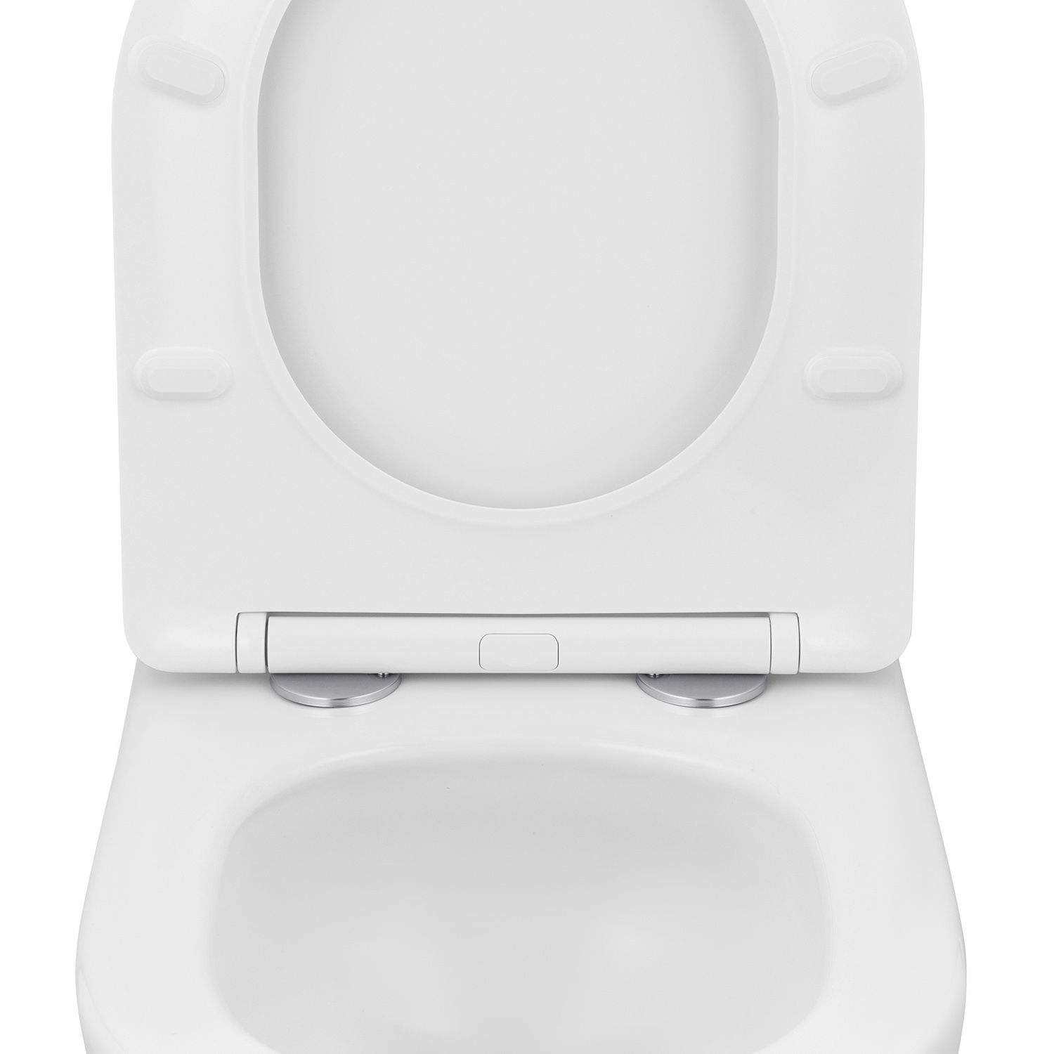 Унітаз підвісний безобідковий Kroner Harz WHI483632 TORNADO з сидінням (KH483632WHIT)