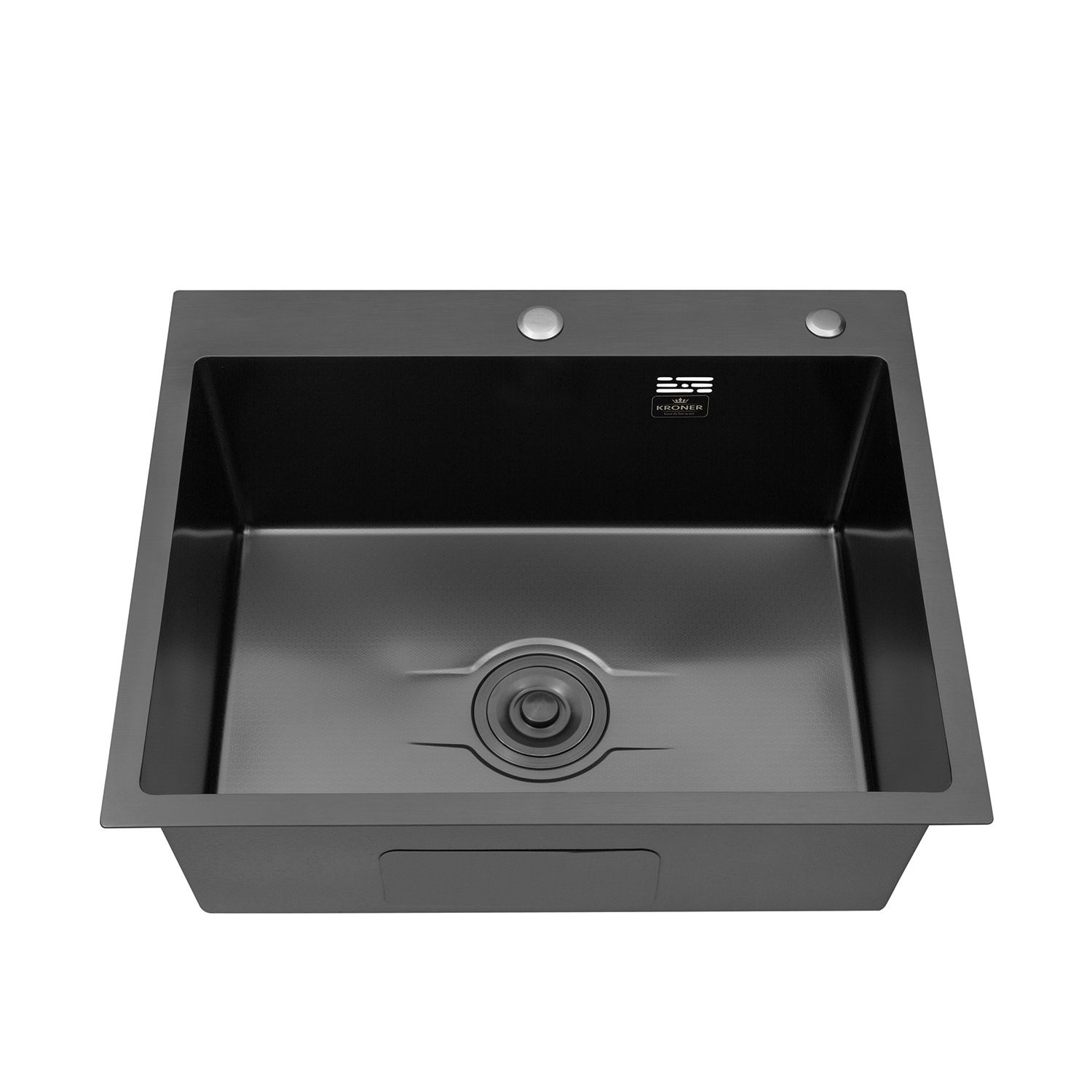 Кухонна мийка Kroner KRP Derby - 6050HM PVD (2,5/0,5 мм)