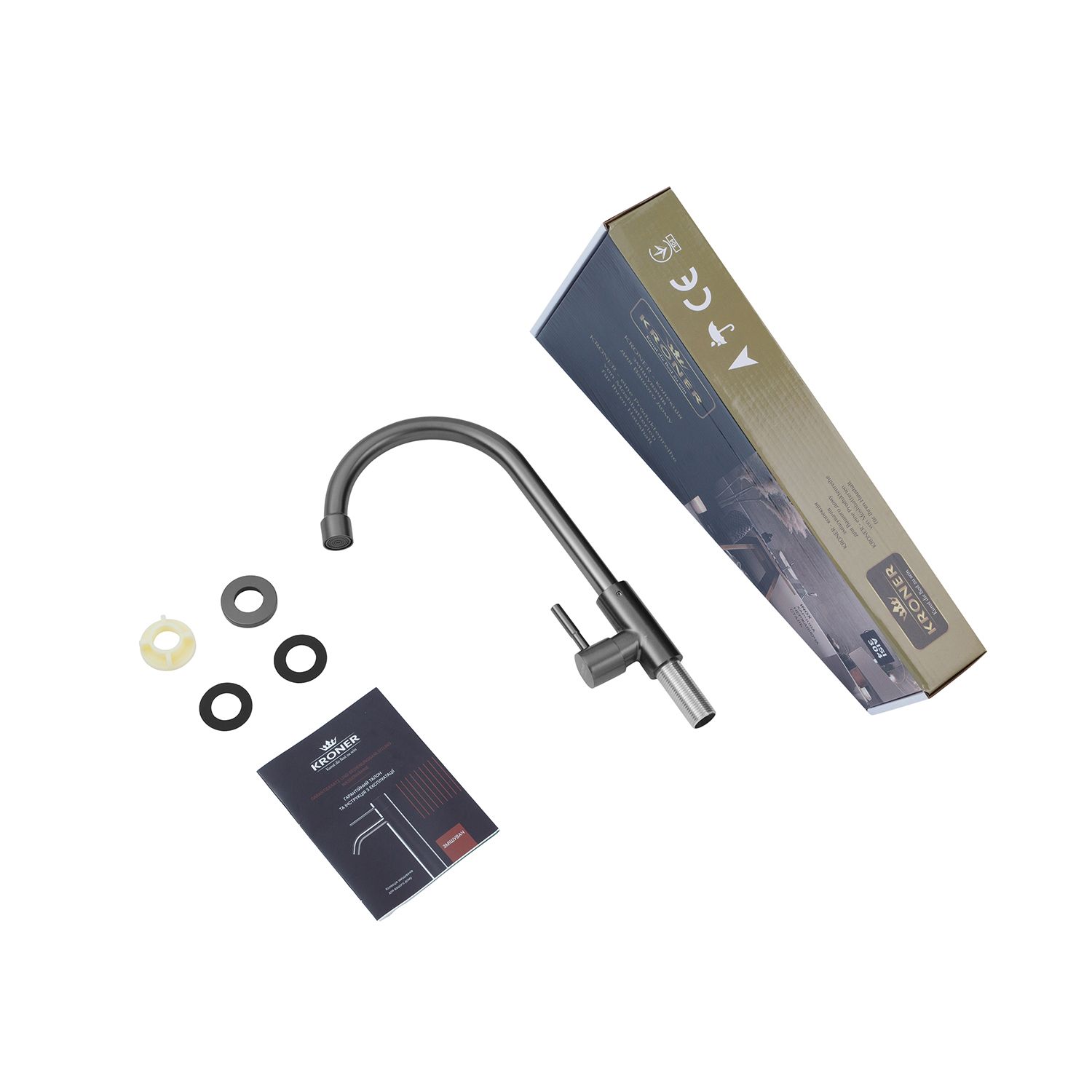 Кран на одну воду Kroner KRP Edelstahl Klassisch - SCH098PVD