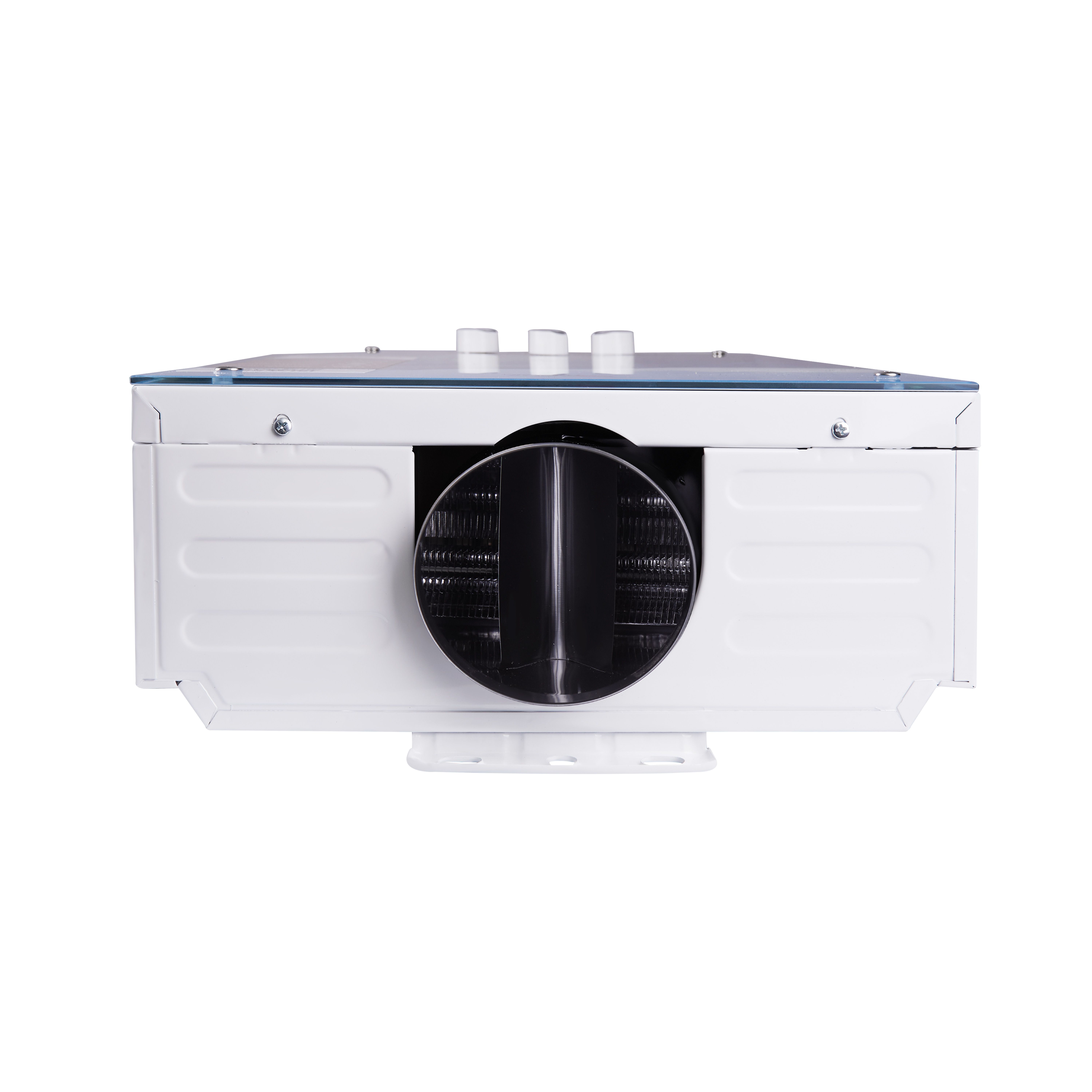 Колонка газовая дымоходная Aquatronic JSD20-AG208 10 л с режимом Зима/Лето, панель из стекла с рисунком горы