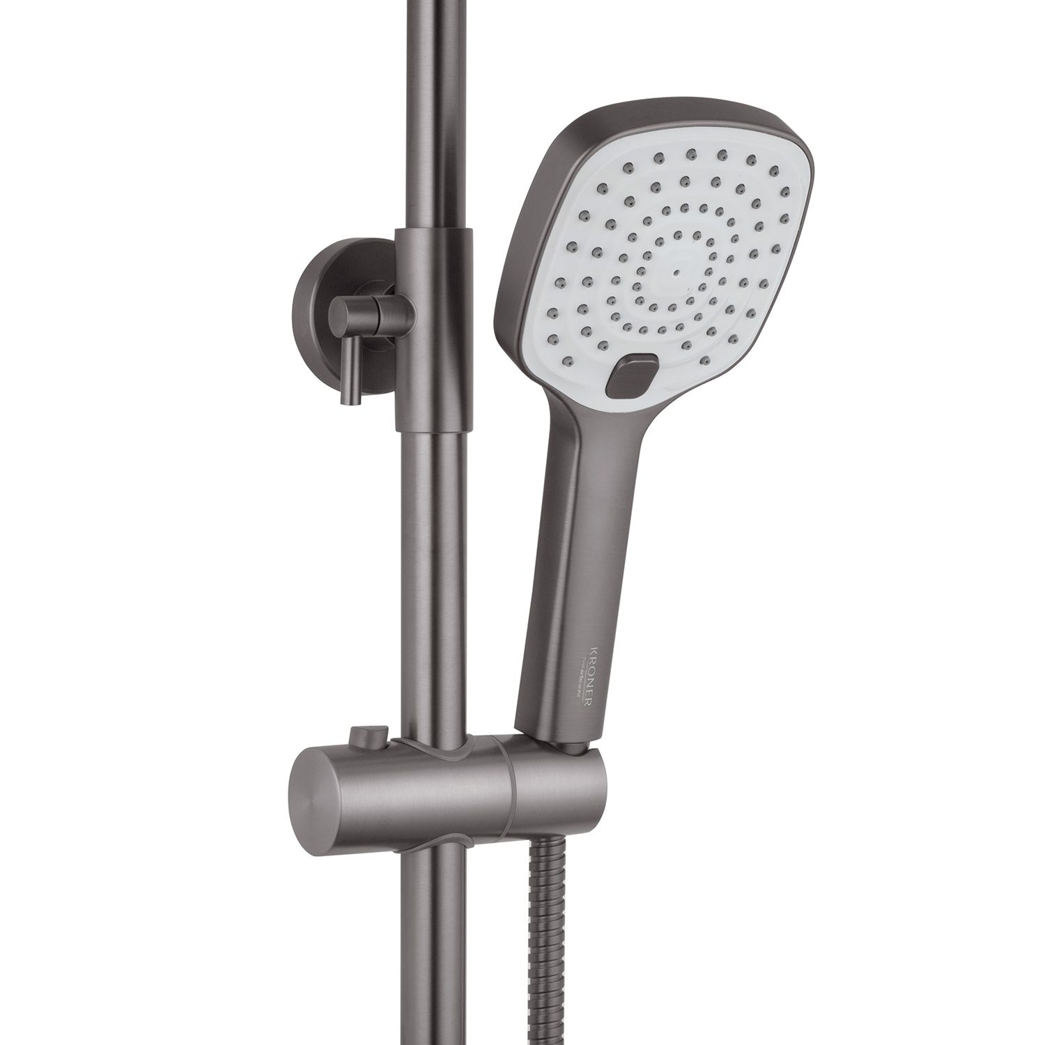 Набор 2 в 1 душова система Kroner Armada-GRP067 + змішувач Makon-GRP010