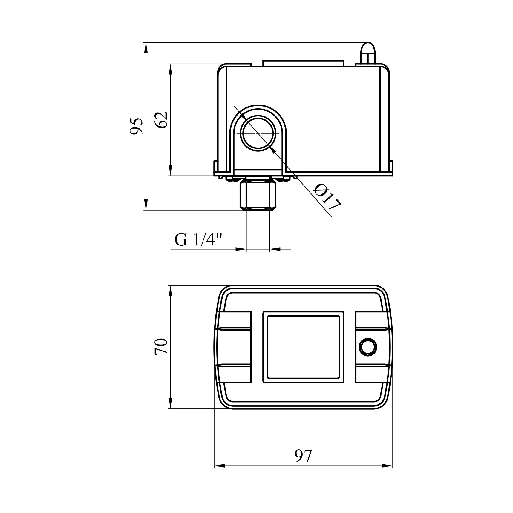 Реле тиску механічне Agua SK-2M