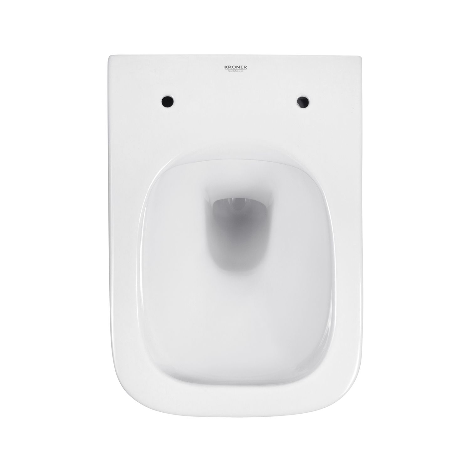 Унітаз підвісний Kroner Eifel WHI493436 RIMLESS безобідковий з сидінням Slim Duroplast / Soft-close / Quick relase (KE493436WHIR)