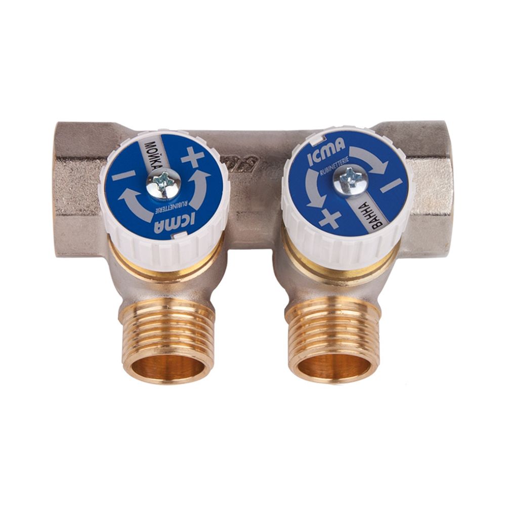 Коллектор Icma 3/4" 2 выхода №228