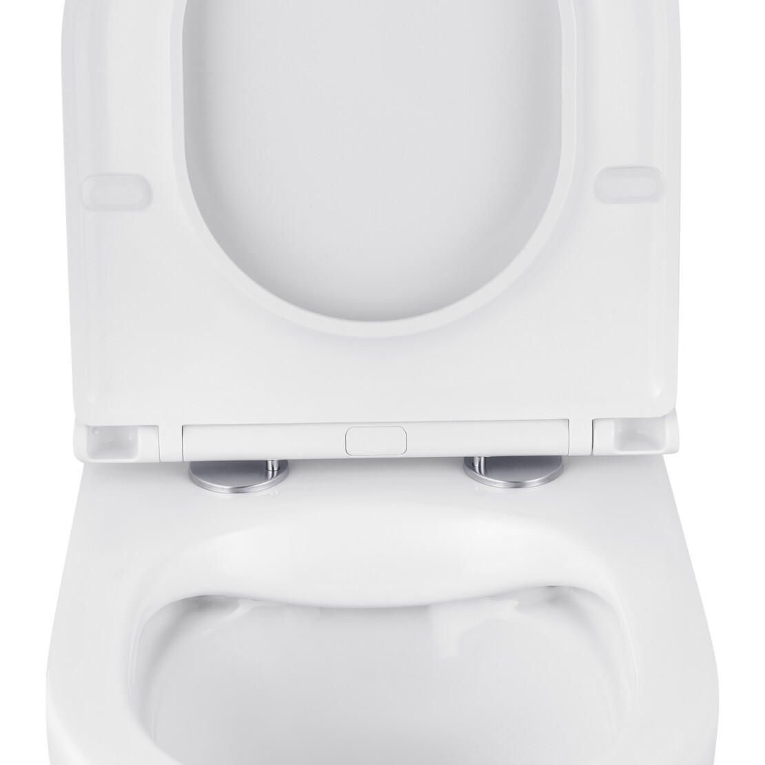 Комплект 4 в 1: Інсталяція Grohe Solido 2 в 1 38971000 + Панель змиву для унітаза Grohe Even Black 38966KV0 + Унітаз безобідковий Kroner Harz WHI483632 TORNADO з сидінням Slim Duroplast / Soft-close / Quick relase KH483632WHIT (38971966KV0KH48T)