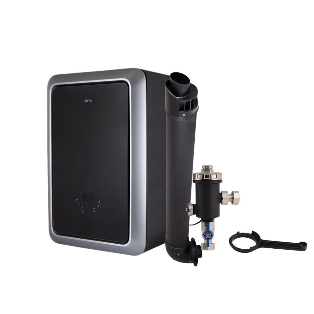 Котел газовий Airfel Maestro 24 кВт+Комплект для коаксіального димоходу 1000 мм, 60/100+SD FORTE сепаратор шлама с магнітом 3/4   SF129W20