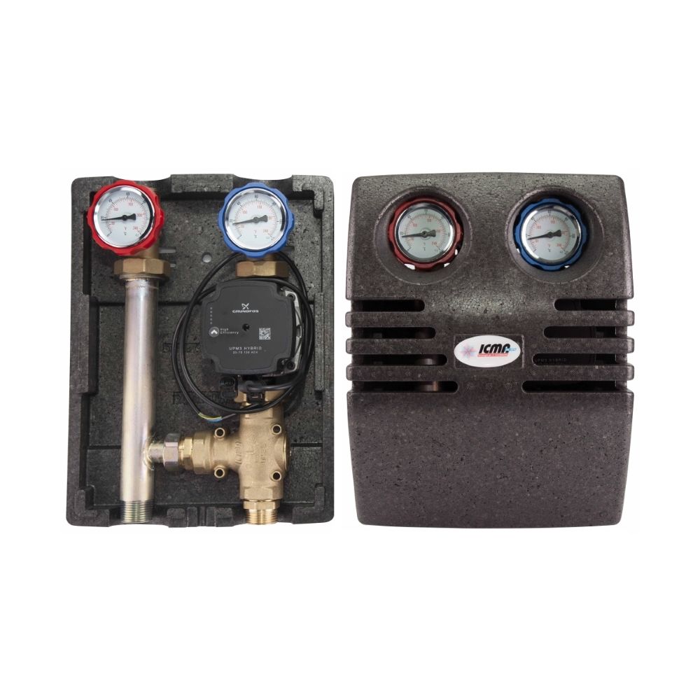 Насосна група Icma 1" 1/2х1" підключення справа, без насоса №R005