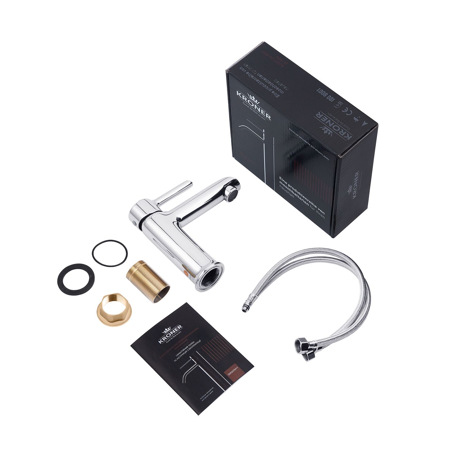 Набор 2 в 1 душова система Kroner Essen-C063 + змішувач Essen-C010