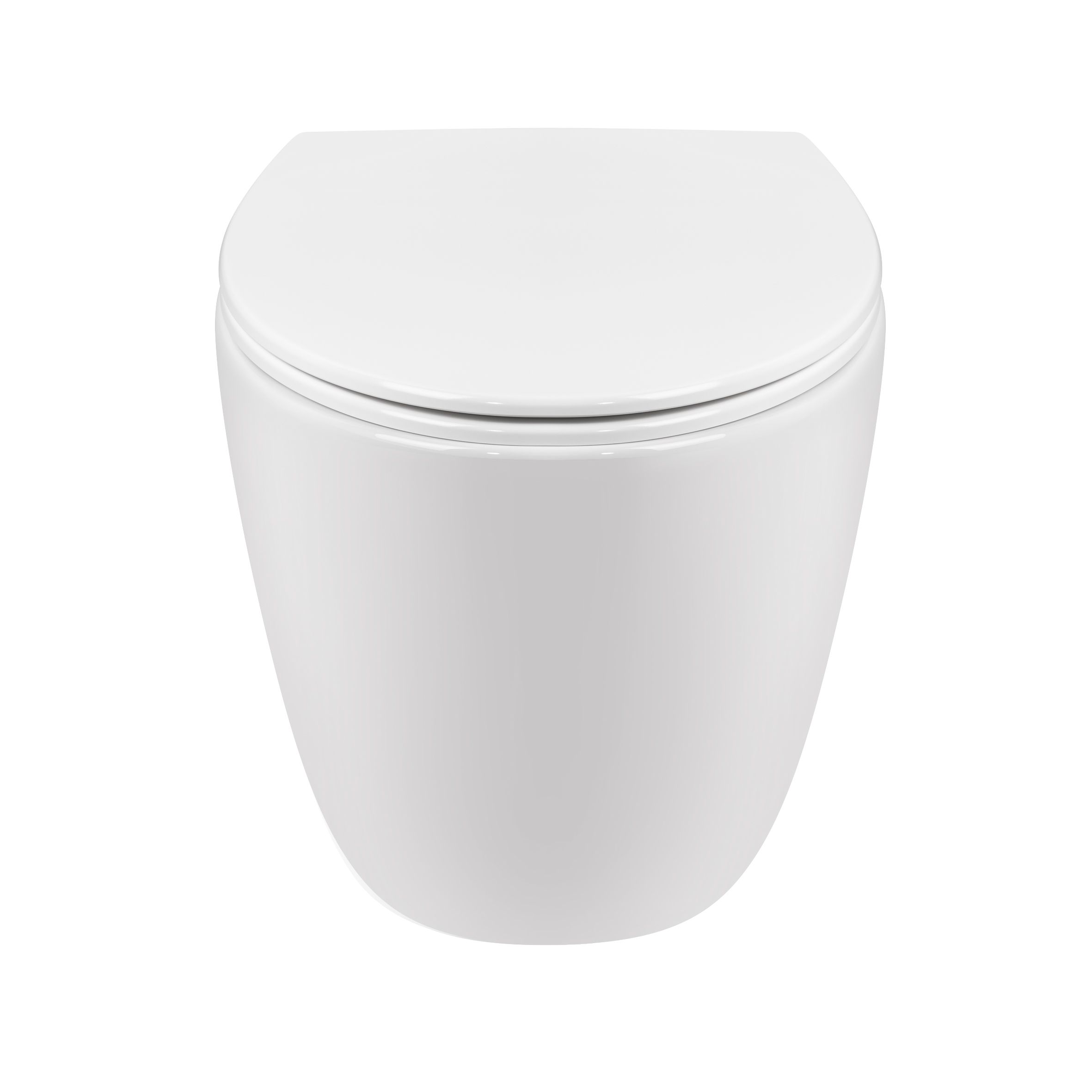 Унітаз підвісний Qtap Leo безобідковий з сидінням Soft-close QT11331002ERW