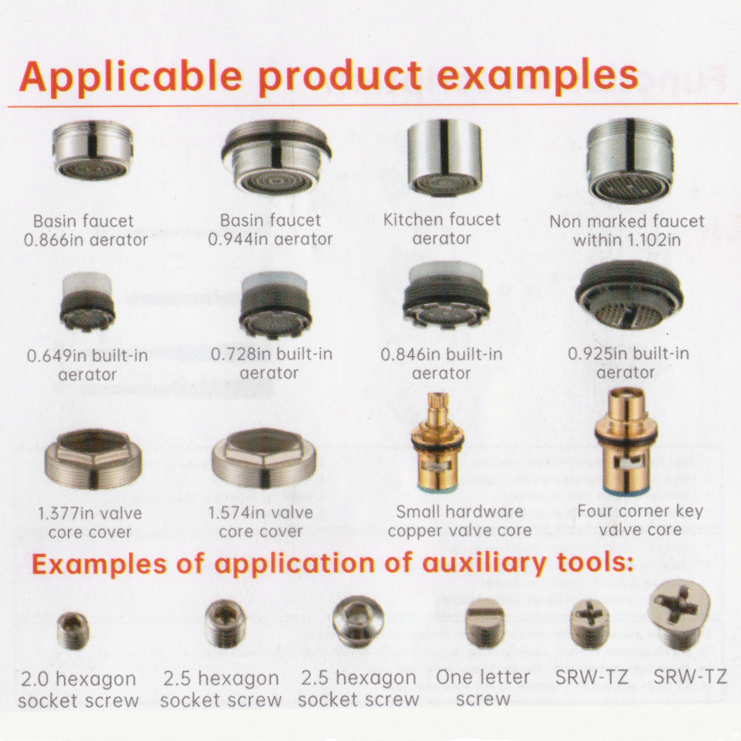 Ключ для аераторів універсальний Kroner KRP - K16