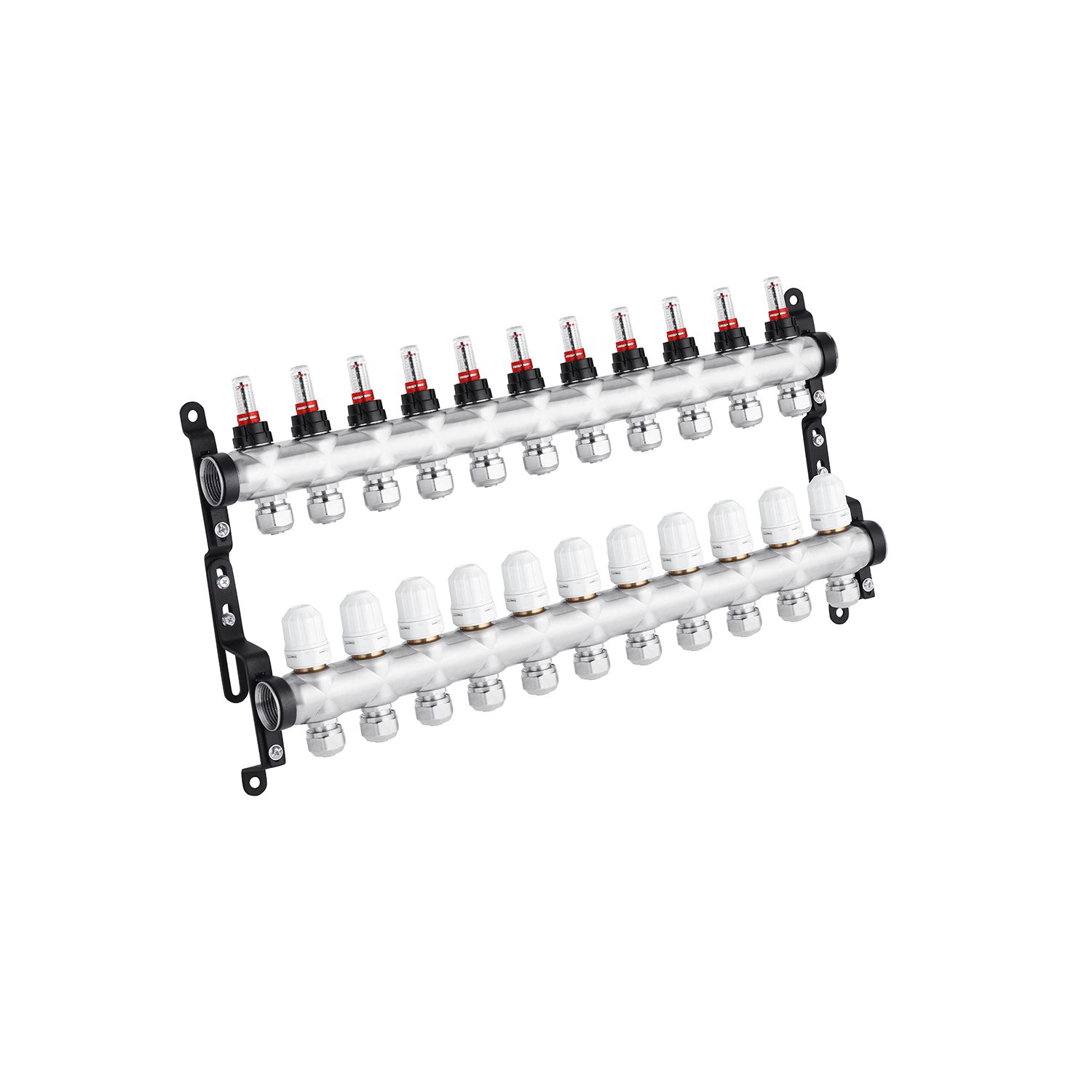 Колектор в зборі STA "Classic" на 11 виходів G1" з євроконусами, нержавіюча сталь