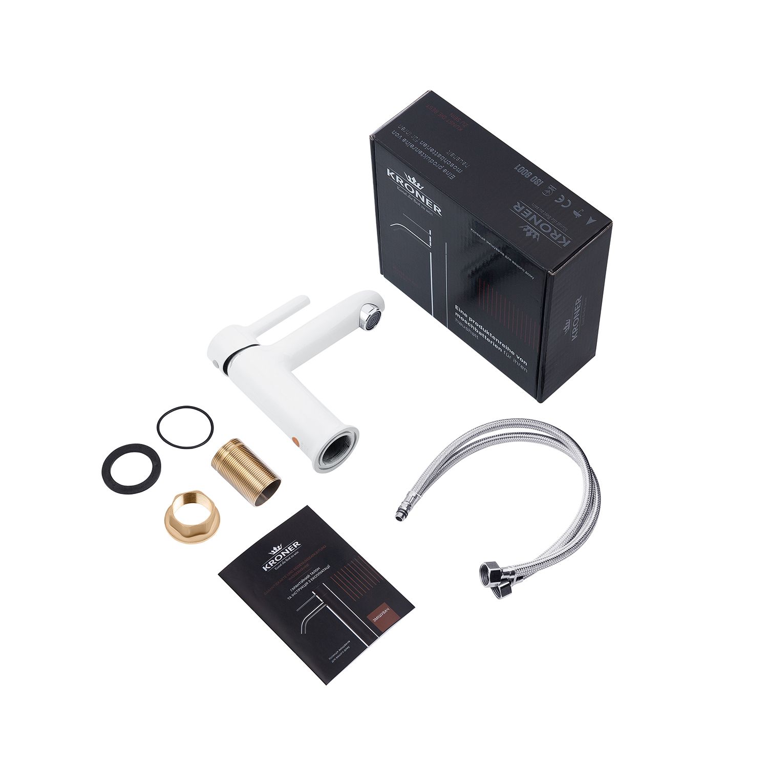 Набор 2 в 1 душова система Kroner Essen-W063 + змішувач Essen-W010