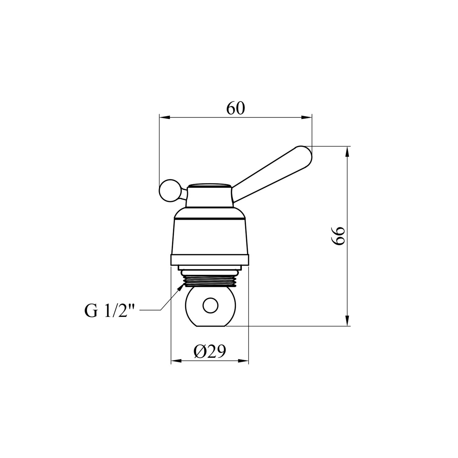 Дивертор для змішувача Kroner KRM - C956
