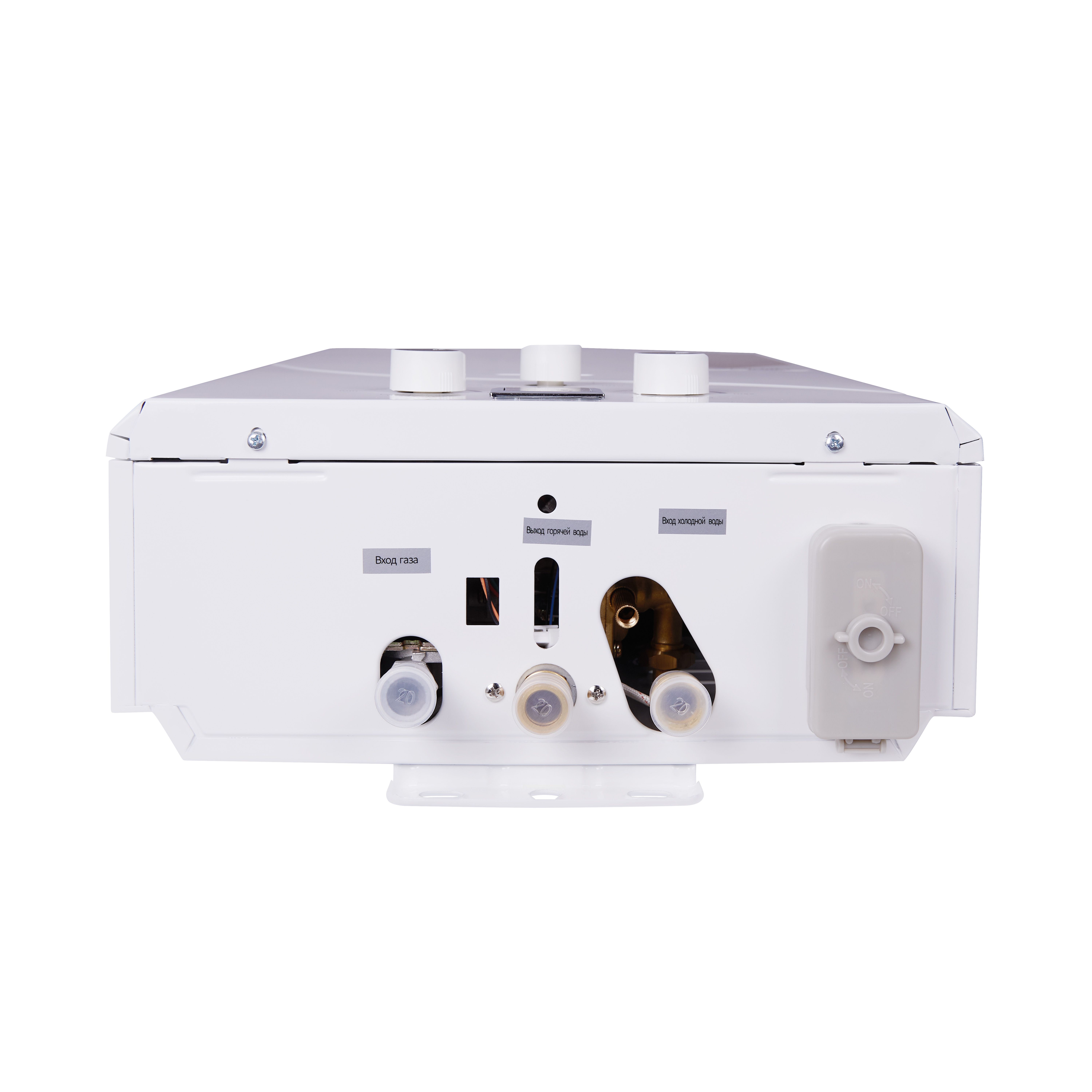 Колонка газовая дымоходная Aquatronic JSD20-A08 10 л режим Зима/Лето, White