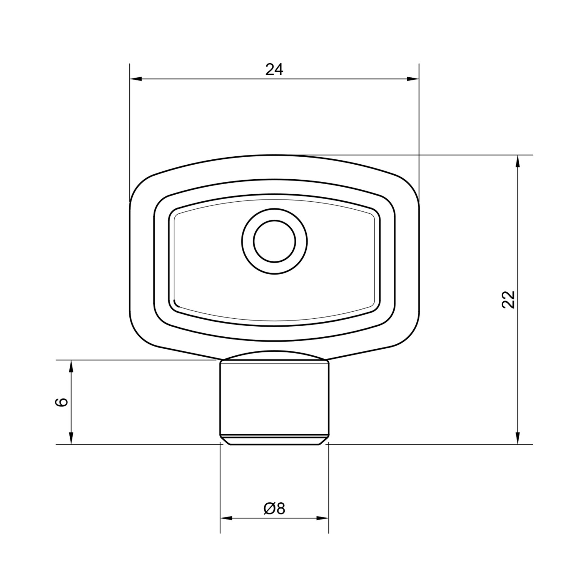 Ключ під кран Маєвського SD Plus SD197Z