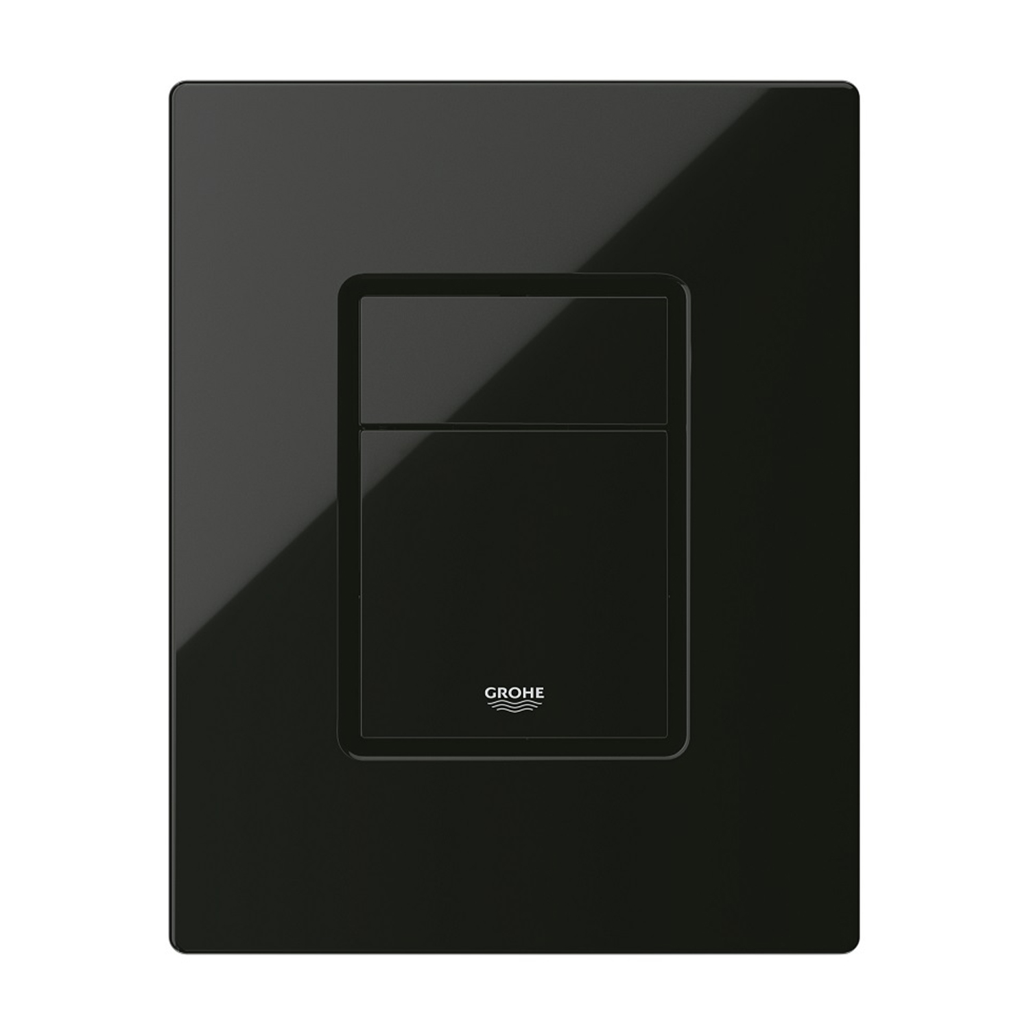 Комплект 4 в 1: Інсталяція Grohe Solido 2 в 1 38971000 + Панель змиву для унітаза Grohe Even Black 38966KV0 + Унітаз безобідковий Kroner Harz WHI483632 TORNADO з сидінням Slim Duroplast / Soft-close / Quick relase KH483632WHIT (38971966KV0KH48T)