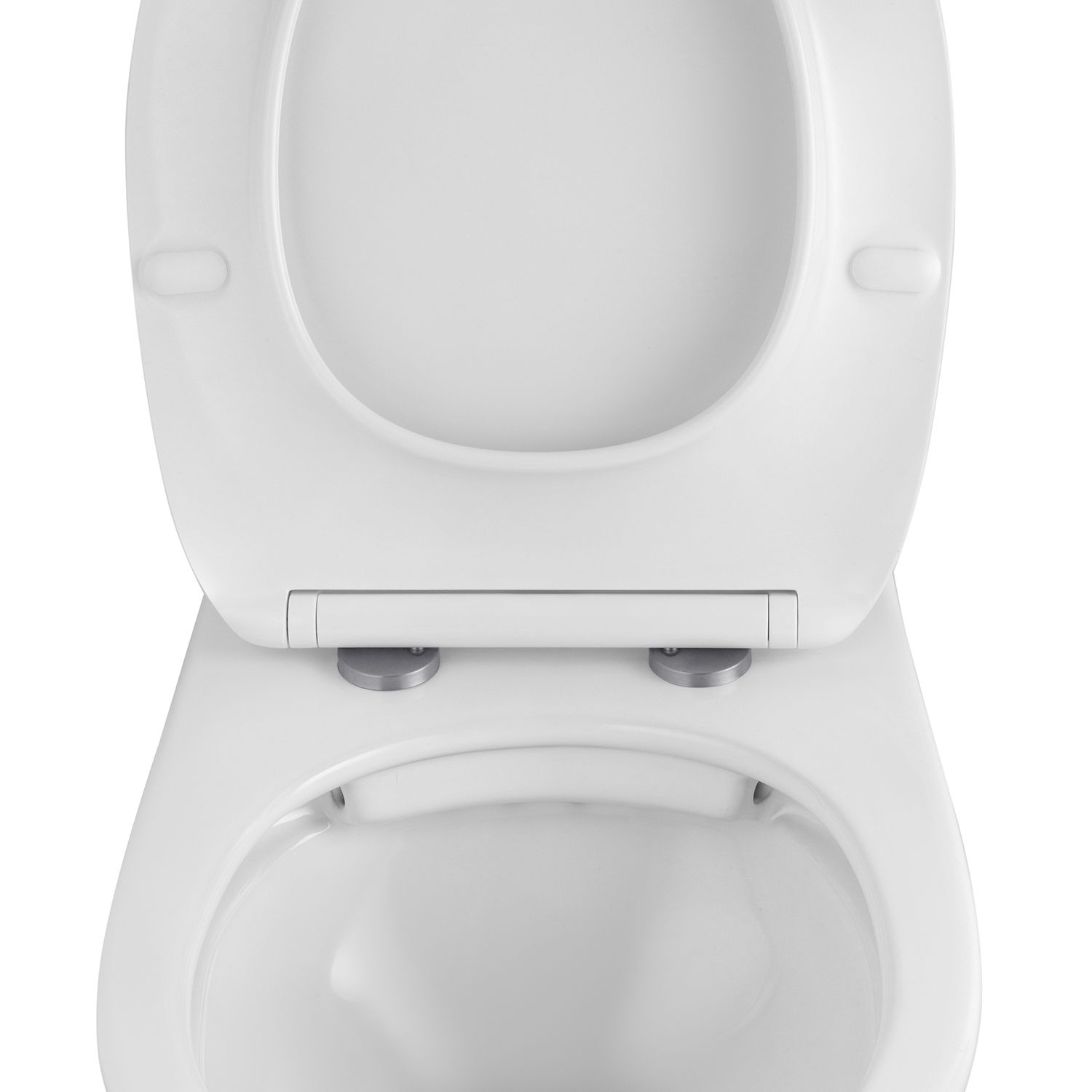 Унітаз підвісний безобідковий Kroner Oker WHI533536 RIMLESS з сидінням (KO533536WHIR)