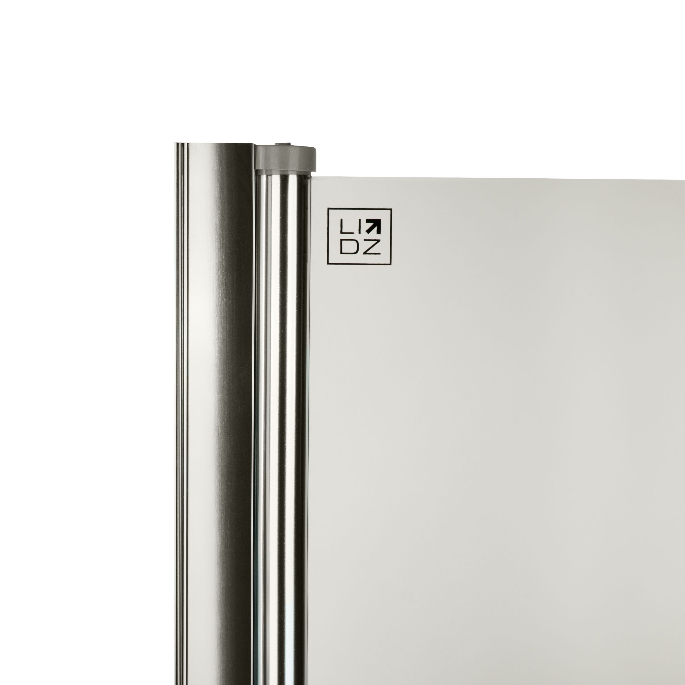 Штора на ванну Lidz Brama SS80x140L.CRM.TR стекло прозрачное 6 мм, левая