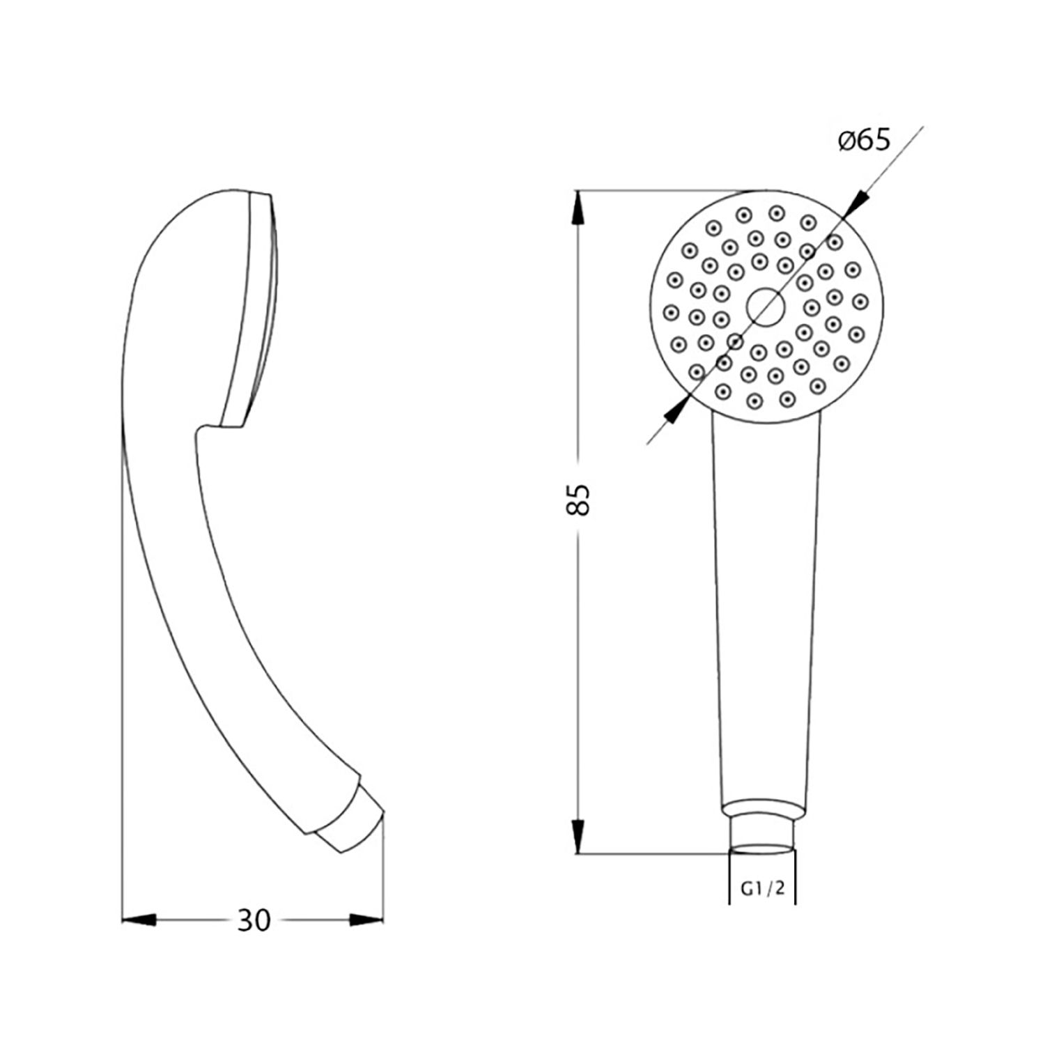 Лійка для ручного душу Kroner KRM - C714