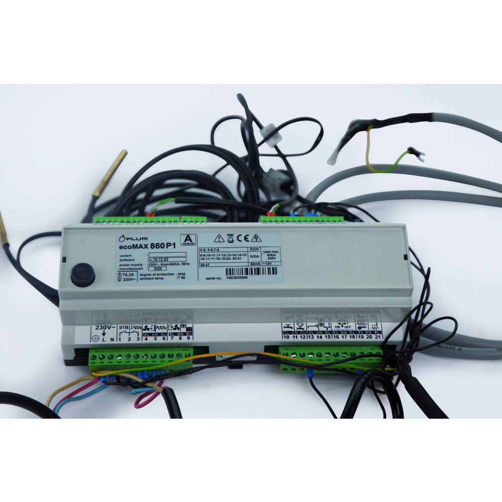 Комплект пелетний пальник Thermo Alliance Evo 25 кВт + контролер ECOMAX 860 Plum