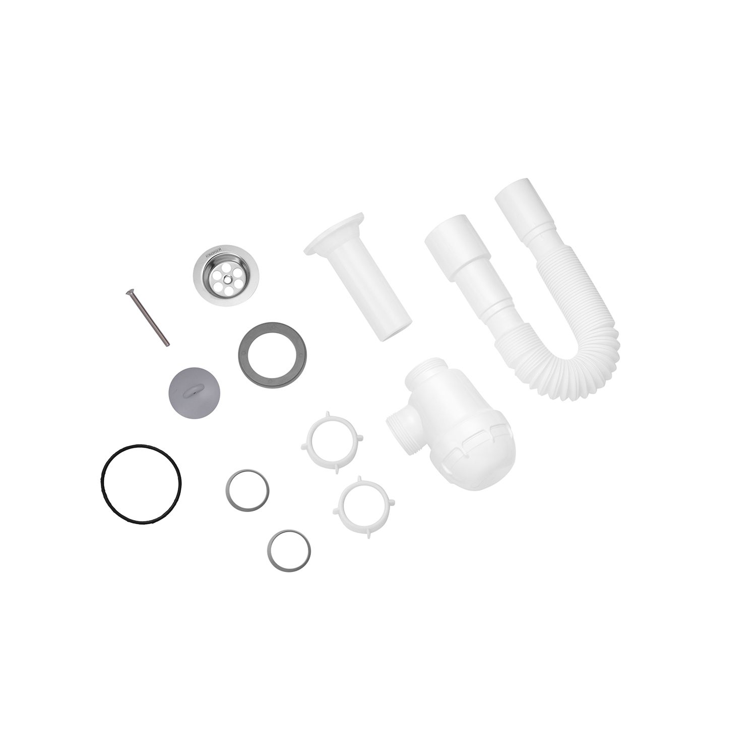 Сифон для кухонної мийки Kroner KRP - TW01 1 1/2"х40/50 мм