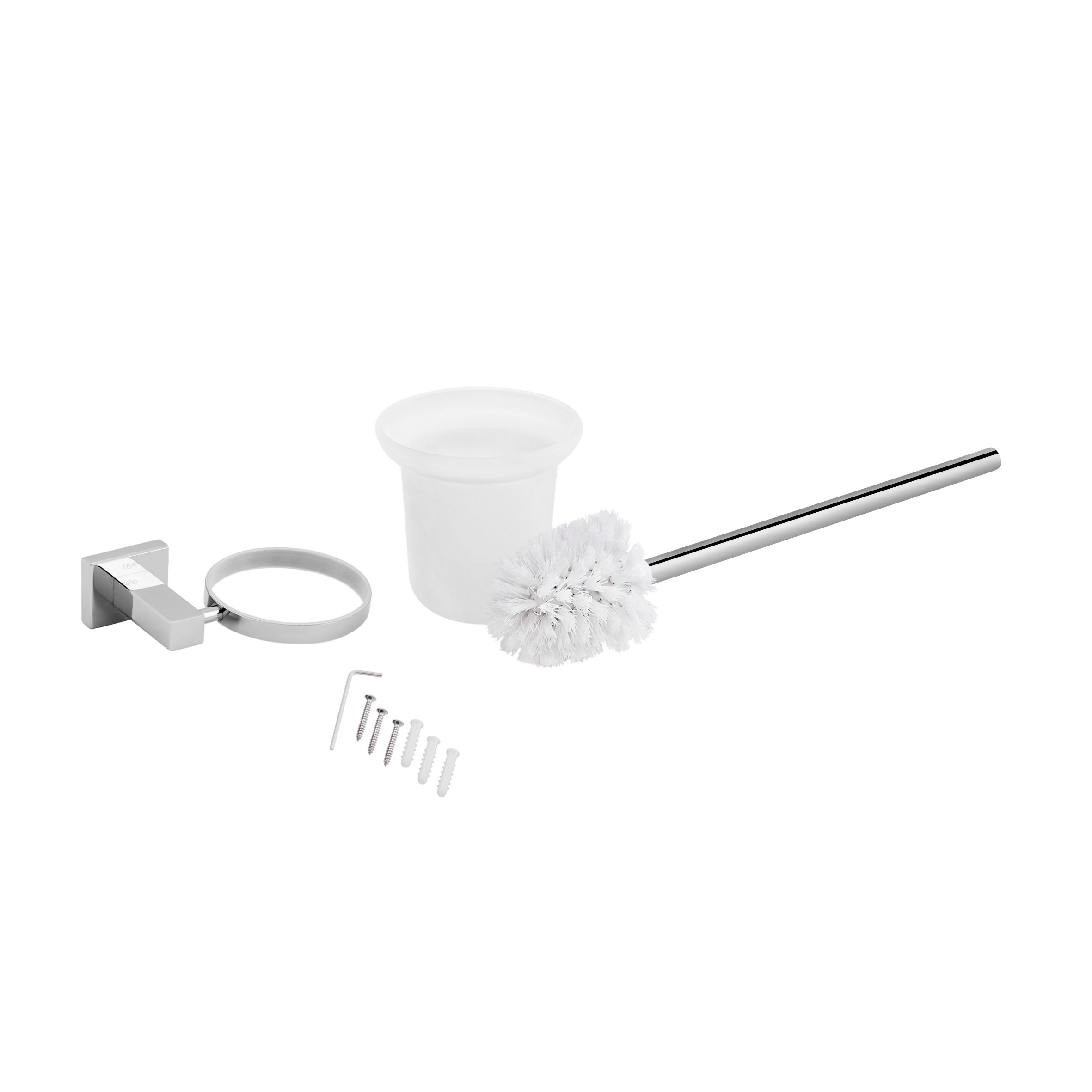 Йоржик підвісний Qtap Crow QTST3101103C Chrome (Štětka)