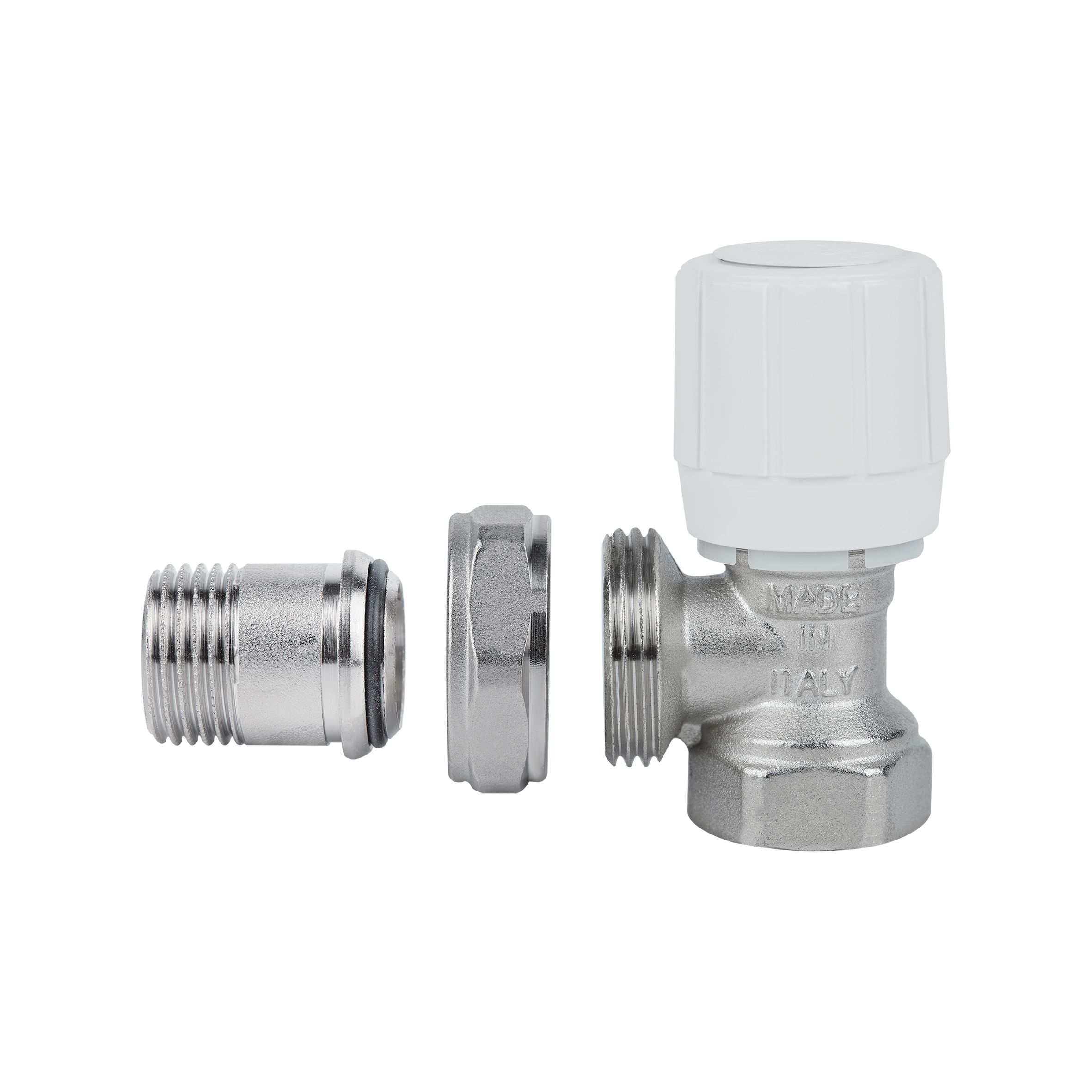 Кран радиаторный Icma 3/4" 28х1,5 с антипротечкой угловой №974