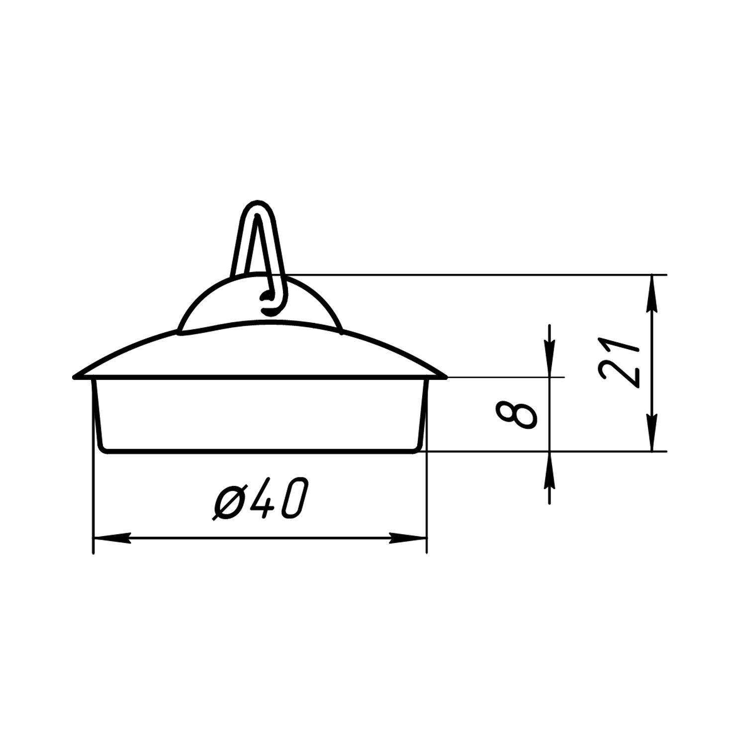 Пробка для сітки сифона ANIplast 1 1/4" мм M400EU
