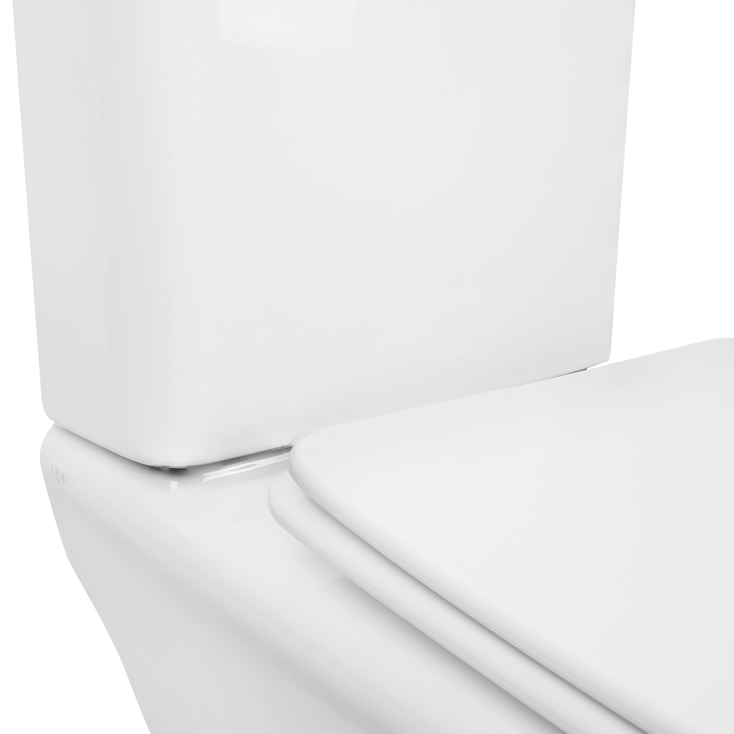 Унітаз-компакт Qtap Kalao безобідковий з сідінням Soft-close QT08221213AW