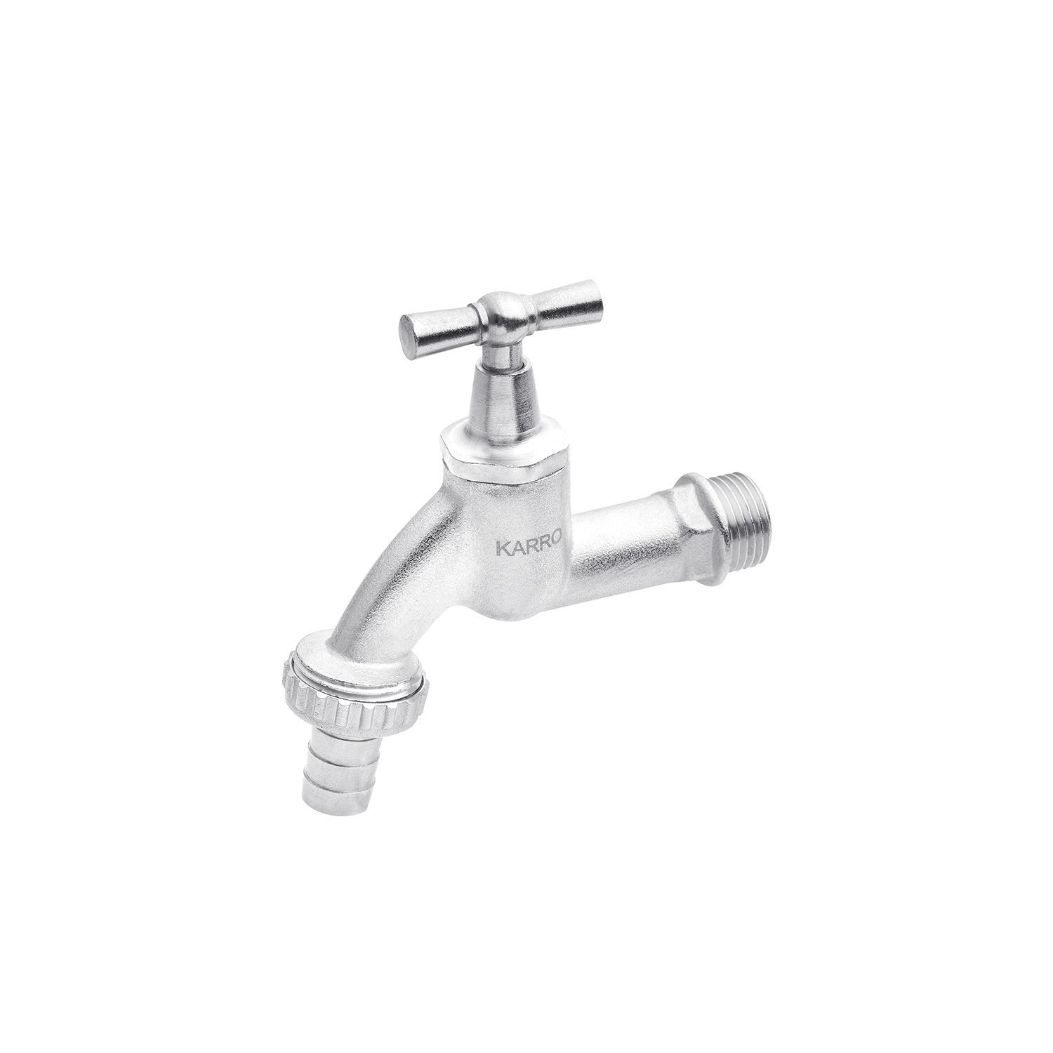 Кран для поливу Karro 1/2" PN40 нікельований KR-02117