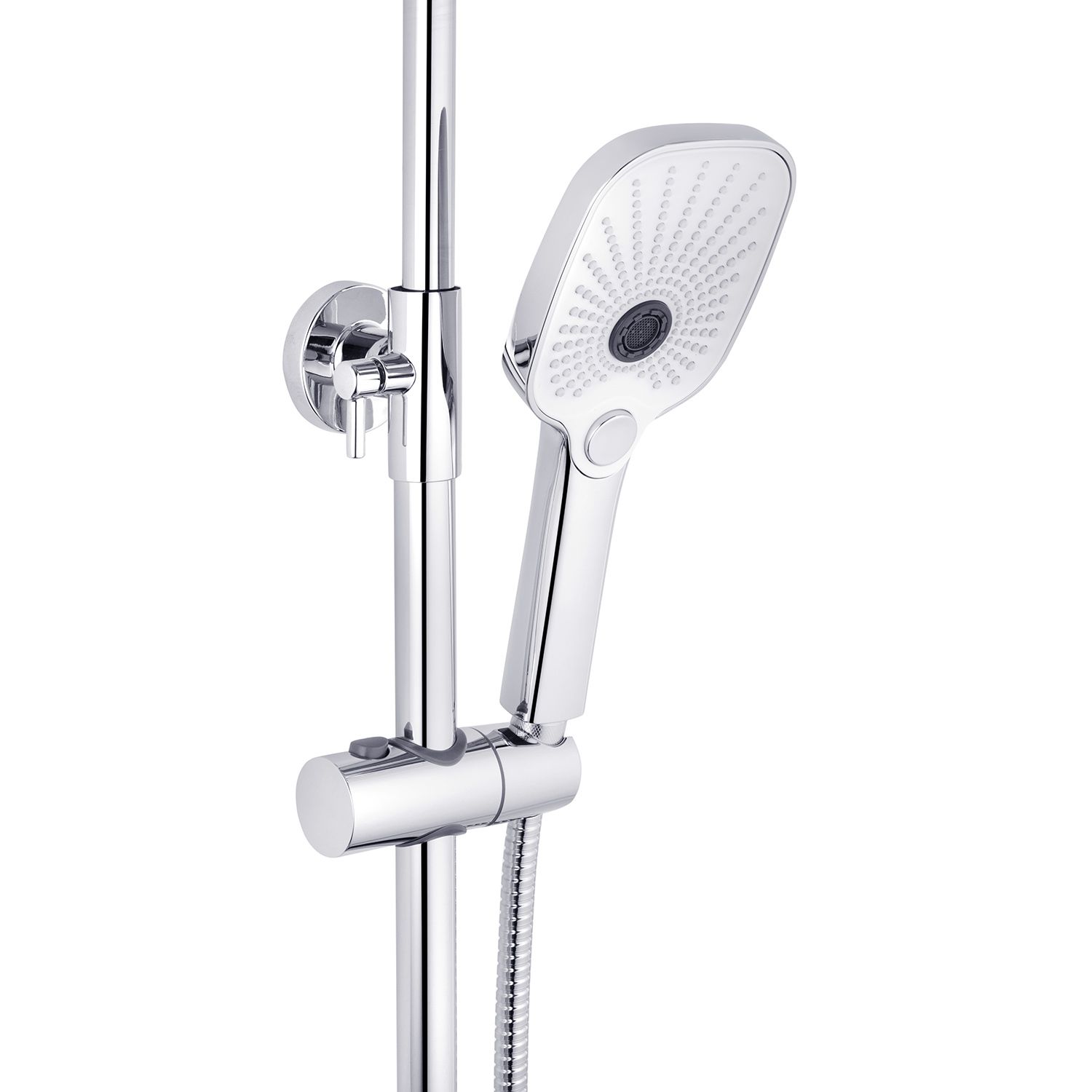 Набор 2 в 1 душова система Kroner Makon-C063 + змішувач Makon-C010