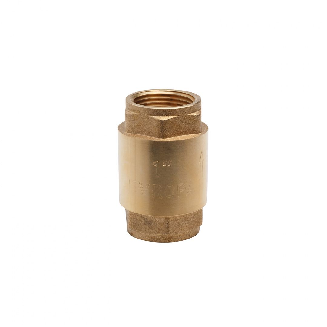 Зворотний клапан Karro "Europa" 1" ВВ з латунним штоком