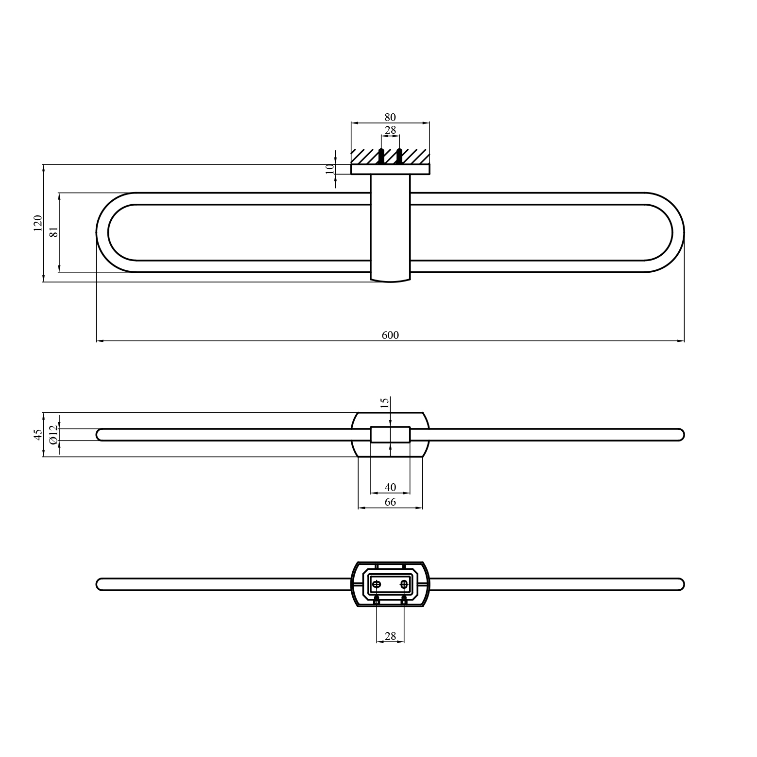 Тримач для рушників Kroner KRM Graz - C95609
