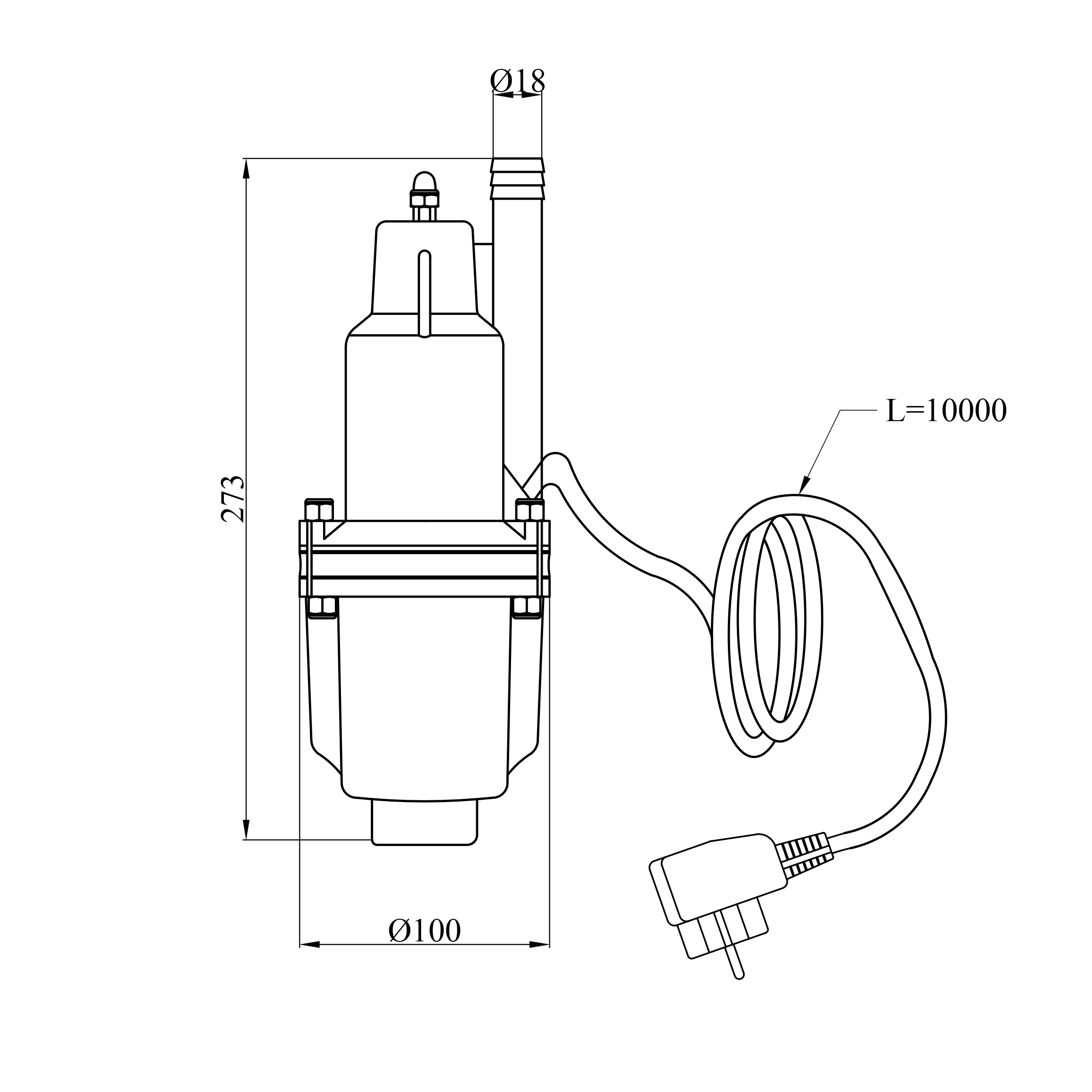 Насос вібраційний Forwater XVM60