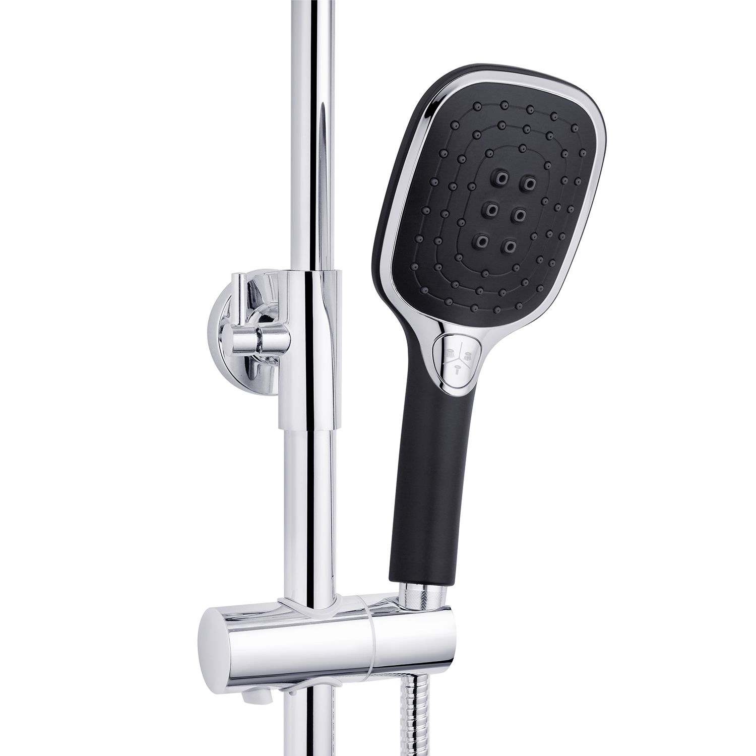 Набор 3 в 1 душова система Kroner Essen-SCH063 + змішувач Essen-SCH030 + змішувач Essen-SCH010