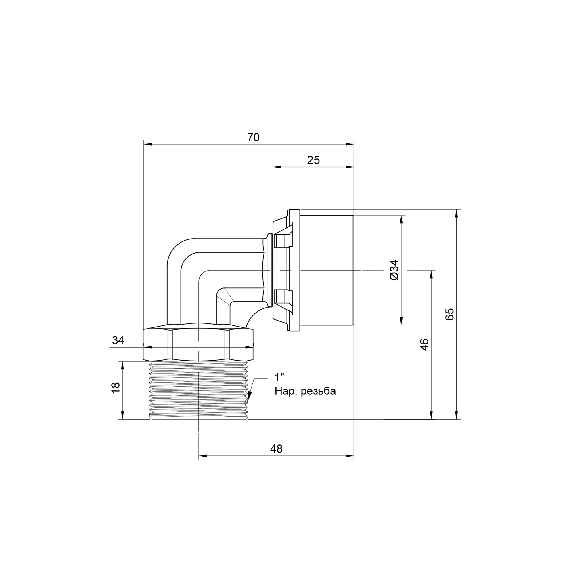 Кутик прес Icma 32х1" ЗР №404