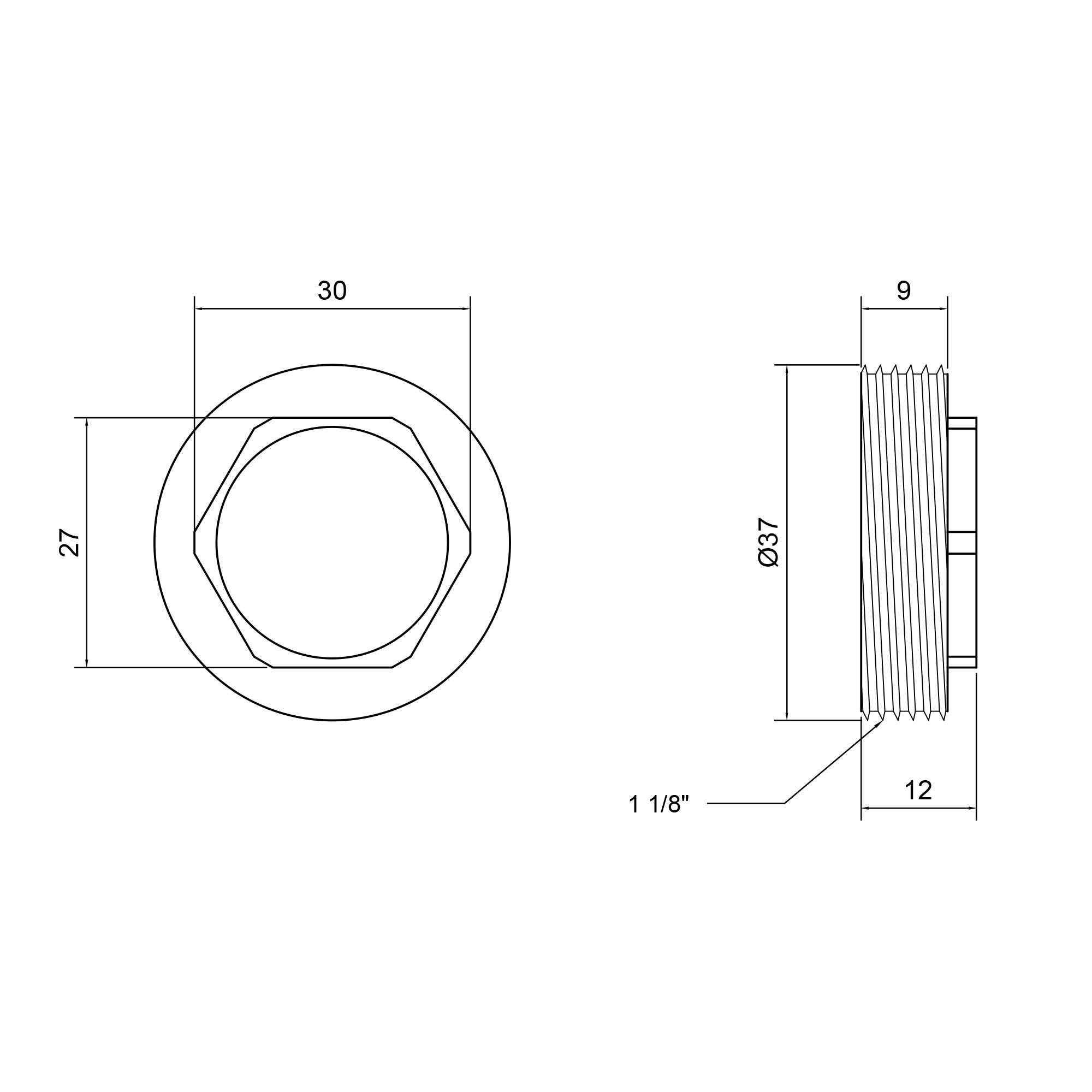 Гайка для змішувача Lidz Repair D-35 LDREP3534773