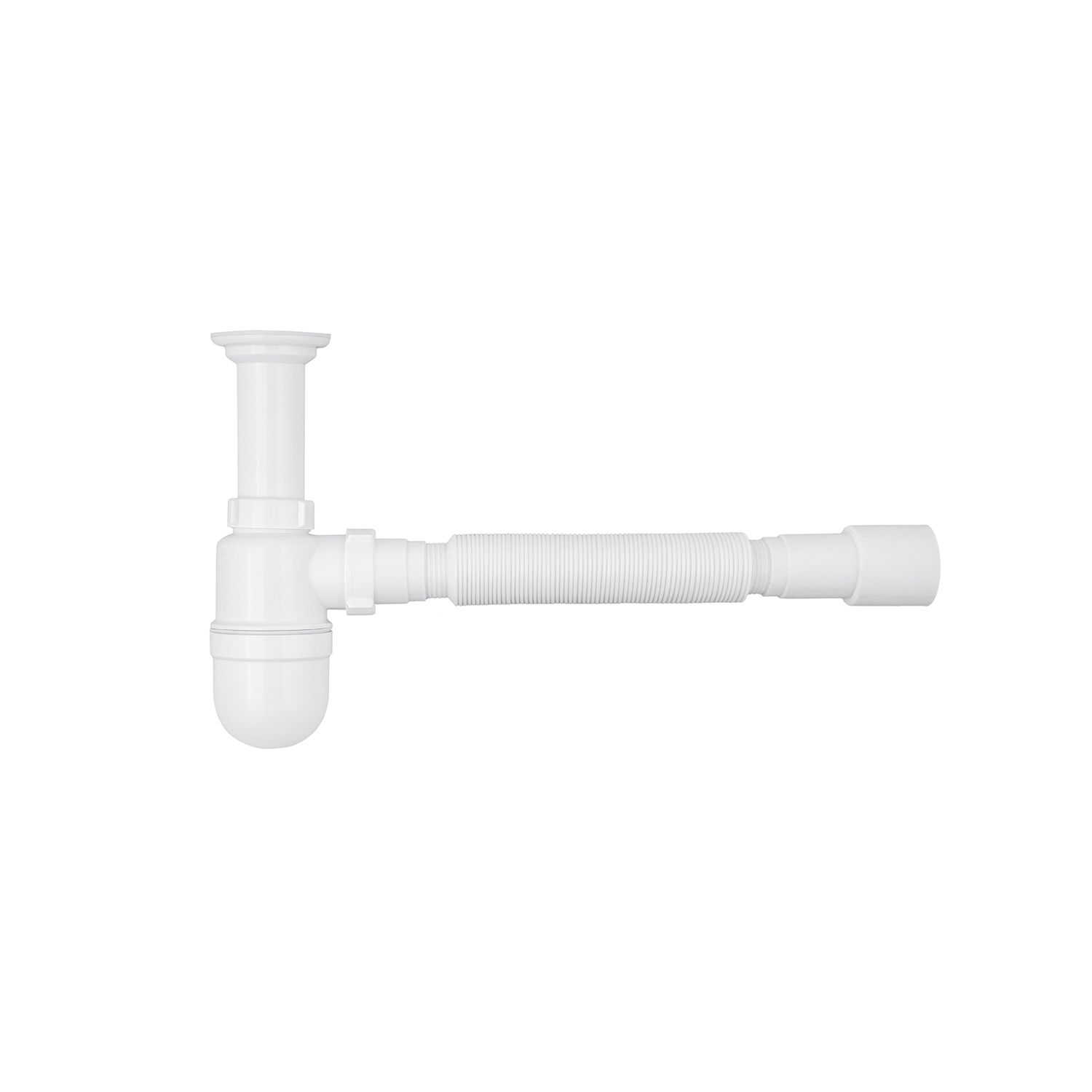 Сифон для раковини Agua TB01 1 1/2''х40/50 мм з литим випуском