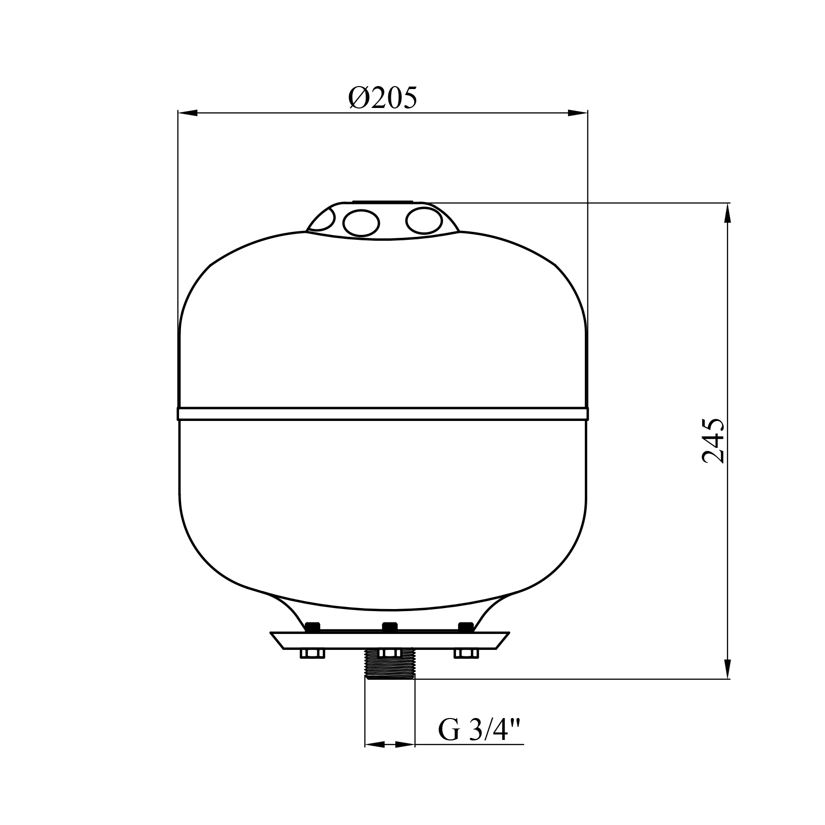 Розширювальний бак Grandwater PTV5