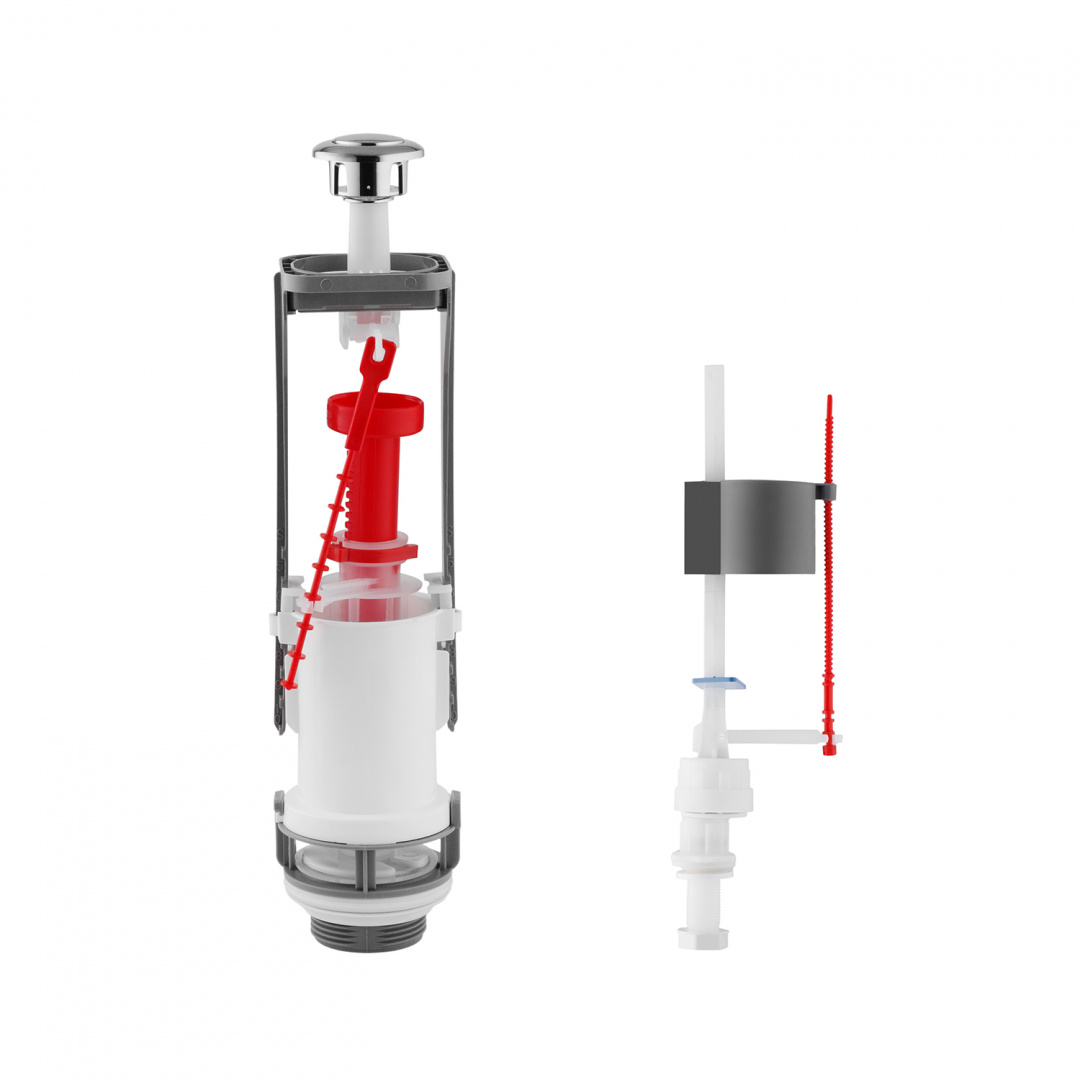 Комплект для бачка унітаза NM однорівневий, з нижнім підведенням 1/2"