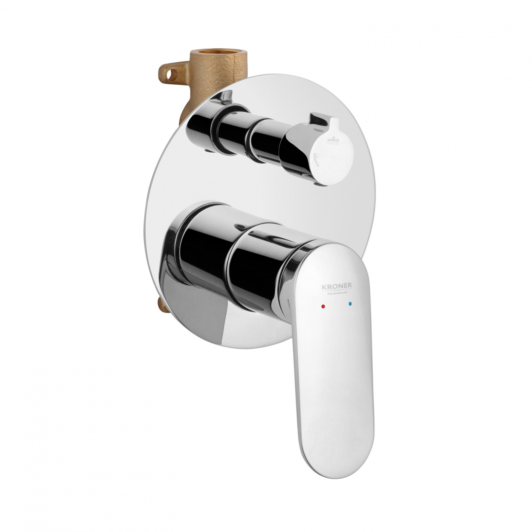 Змішувач прихованого монтажу для душу Kroner Element 211337-0101