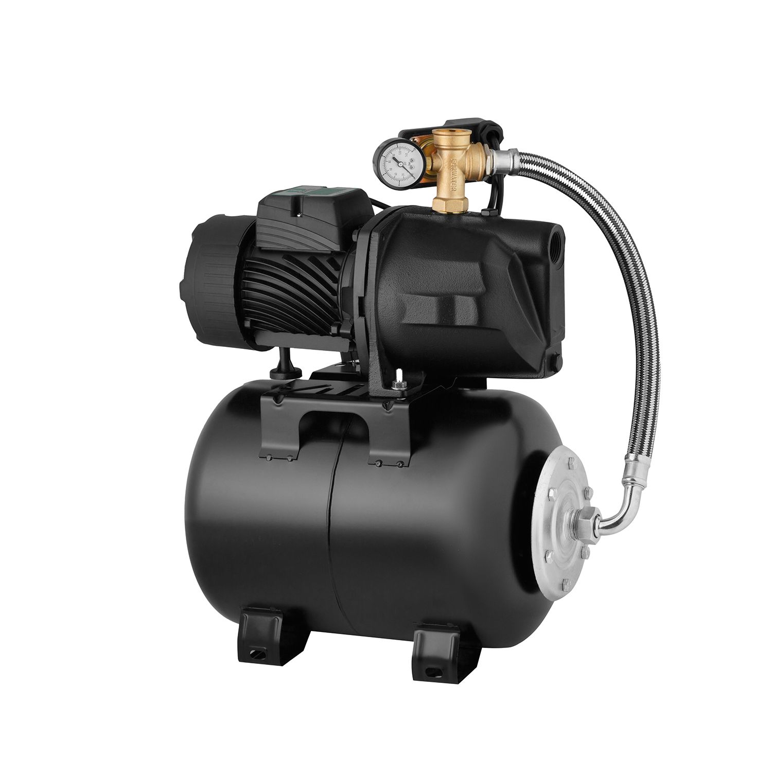 Насосна станція Pumpman TJSW/10M Нmax 34 м Qmax 4,2 куб.м 750 Вт бак 24 л (чавун)