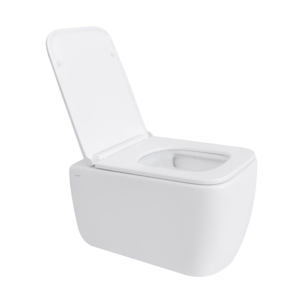 Унітаз підвісний Qtap Gemini безободковий з сидінням Soft-close QT2533076EUQW