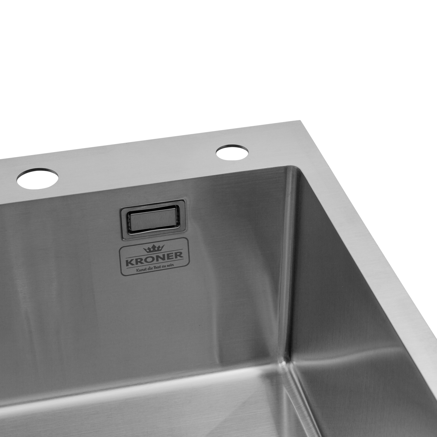 Кухонна мийка Kroner KRP Gebürstet - 7848RHM (3.0/1.0 мм)