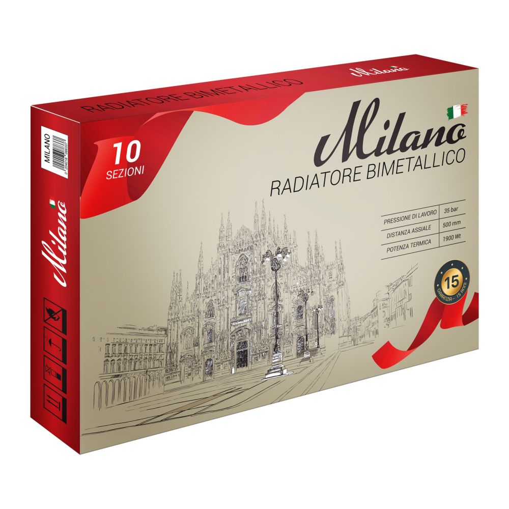 Радиатор биметаллический Heat Line М-500S/80