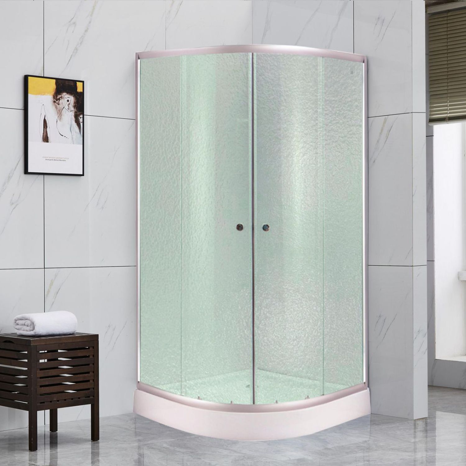 Душова кабіна Kroner KRP Harz - C.F.F. 90x90 см