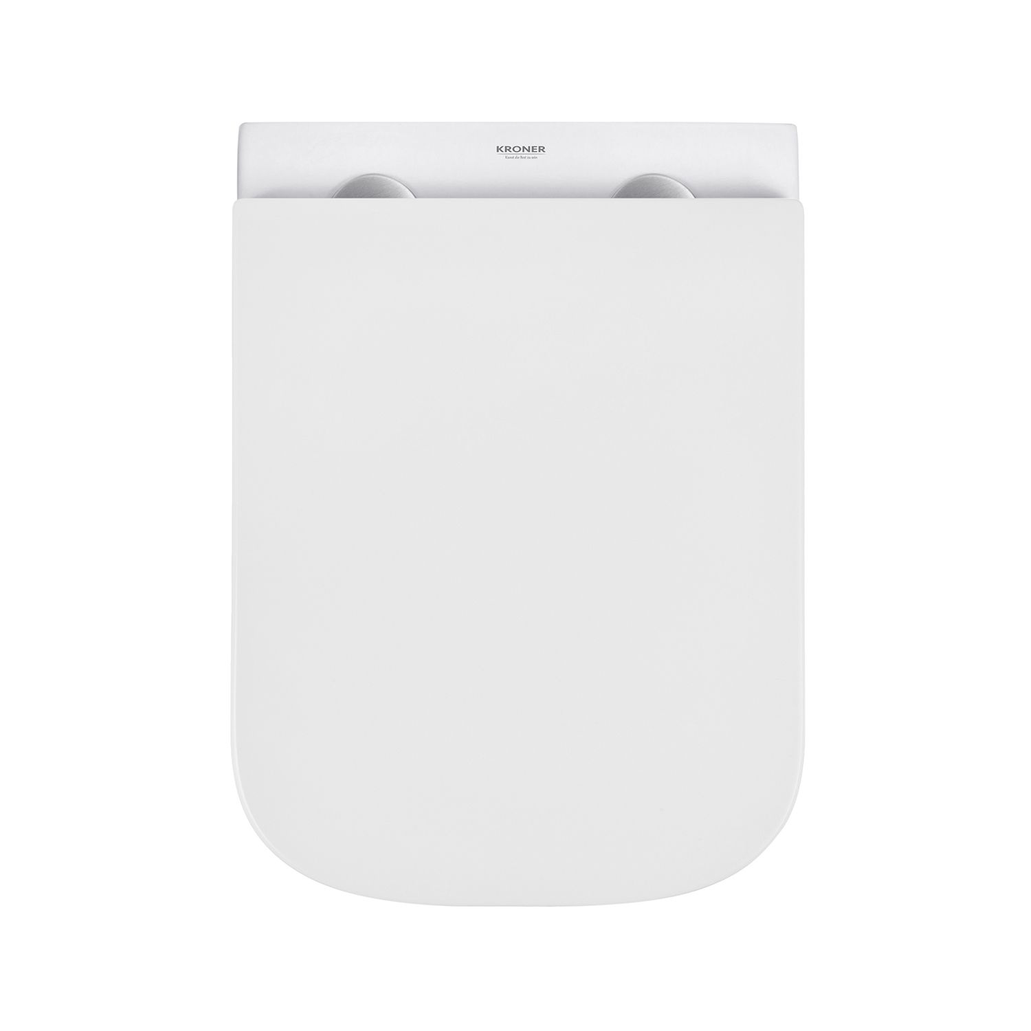 Унітаз підвісний Kroner Eifel WHI493436 RIMLESS безобідковий з сидінням Slim Duroplast / Soft-close / Quick relase (KE493436WHIR)